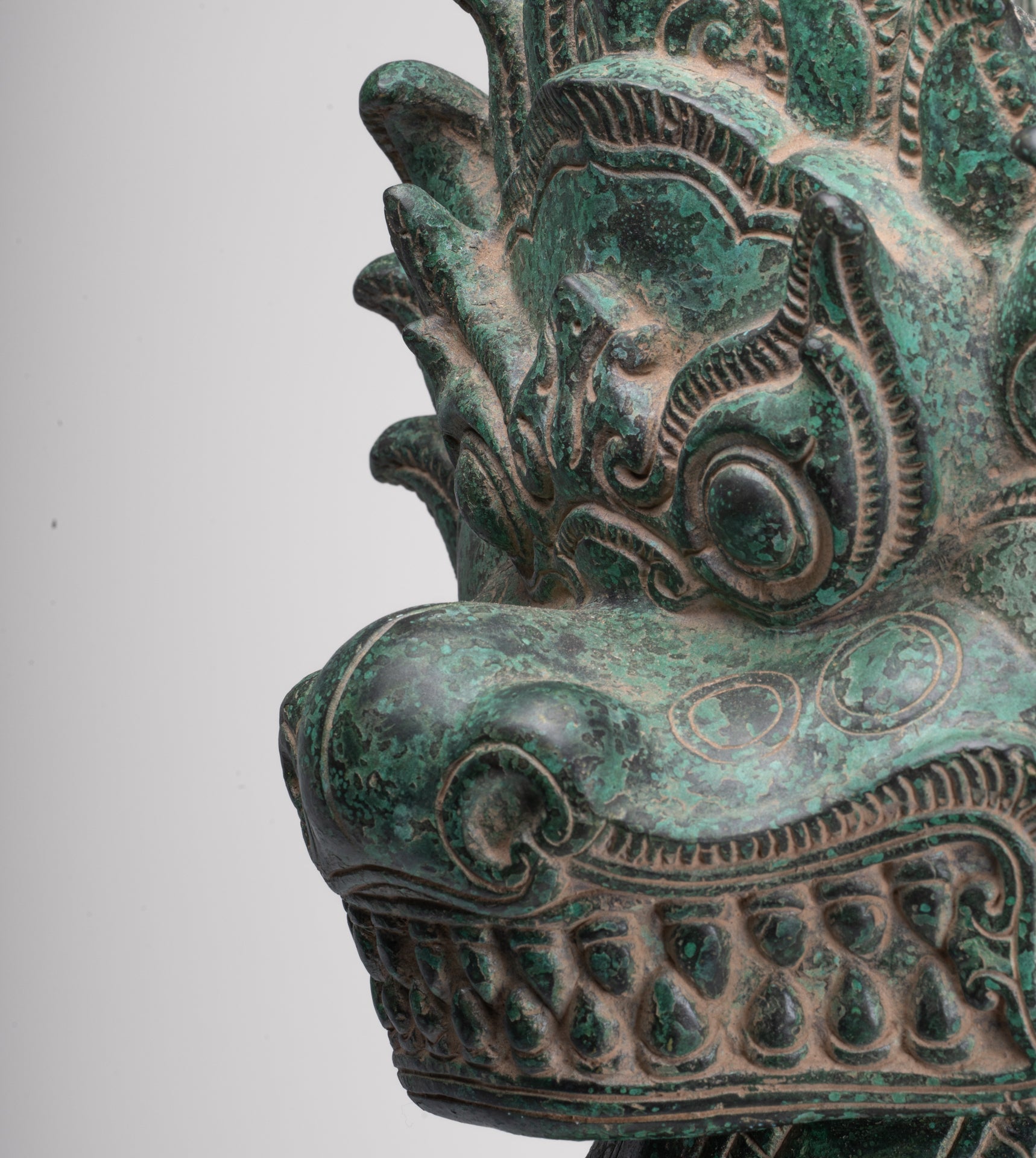 Antique Chinese Style Temple Guardian Lion Foo Dogs Imperial Lion - 66cm/26" (Pair)