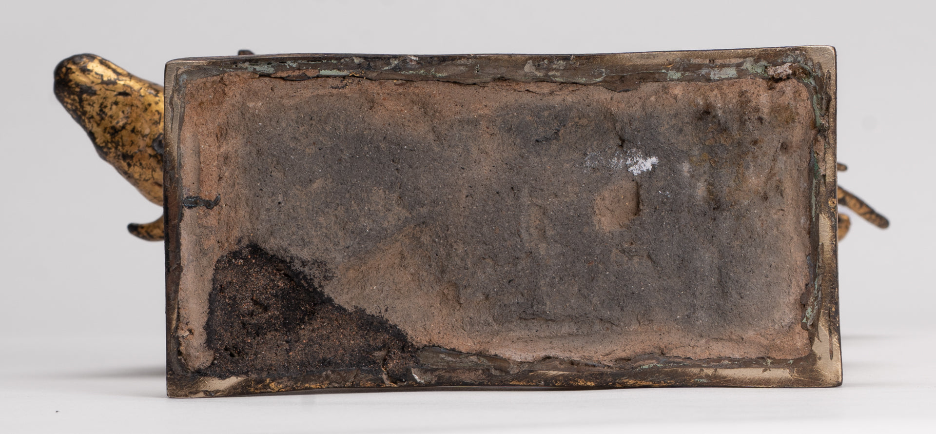 Shiva and Nandi - Antique Thai Style Rattanakosin Shiva and Nandi Statue - 27cm/11"