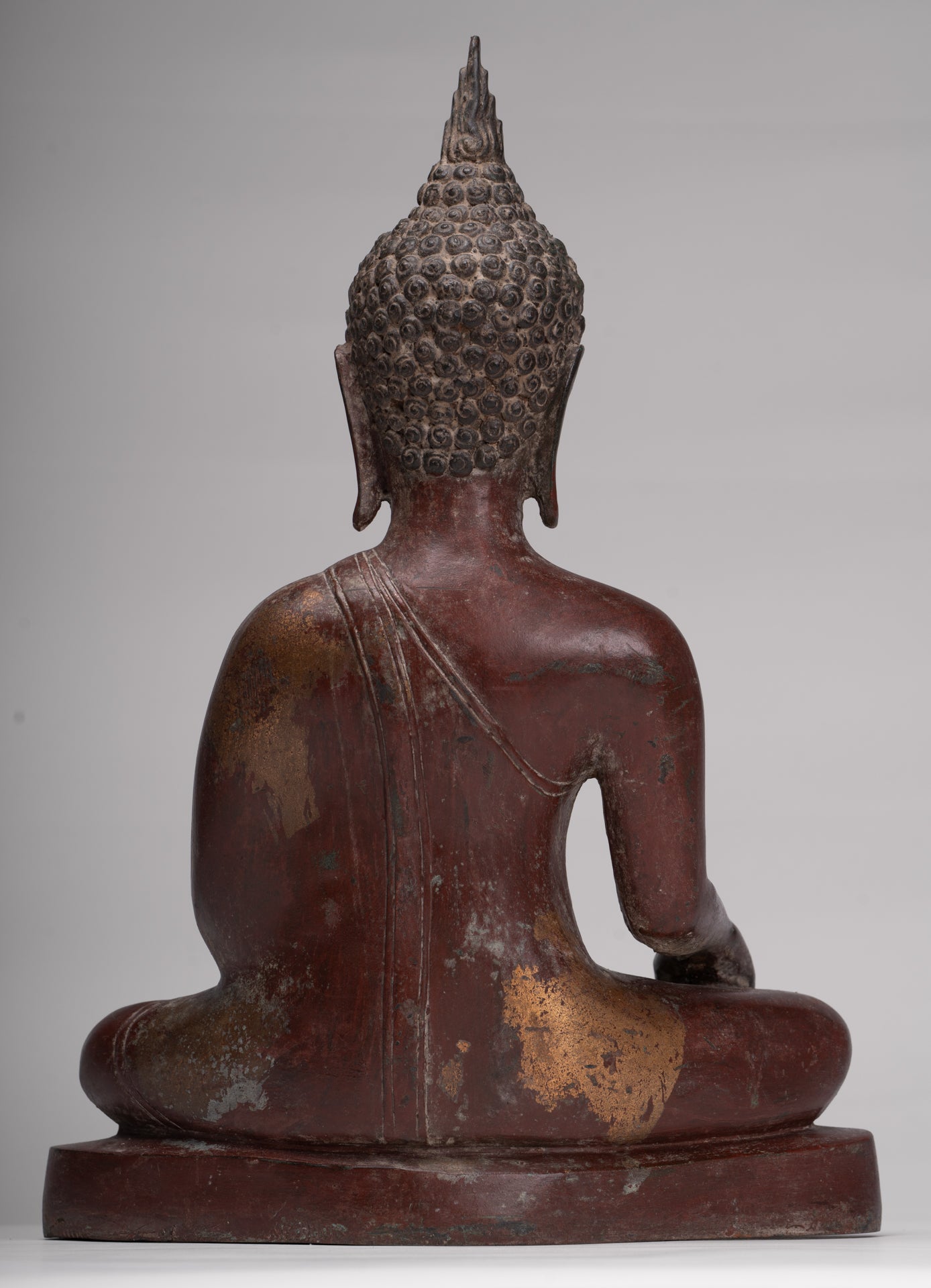 Buddha Statue - Antique Sukhothai Style Thai Enlightenment Buddha Statue - 42cm/17"