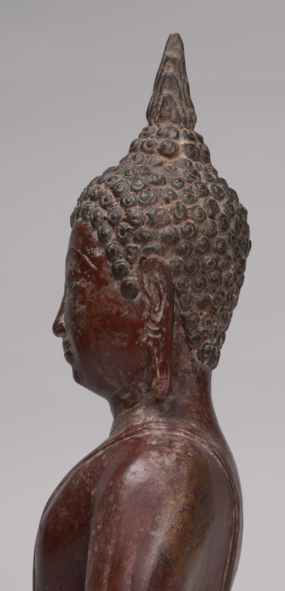 Buddha Statue - Antique Sukhothai Style Thai Enlightenment Buddha Statue - 42cm/17"