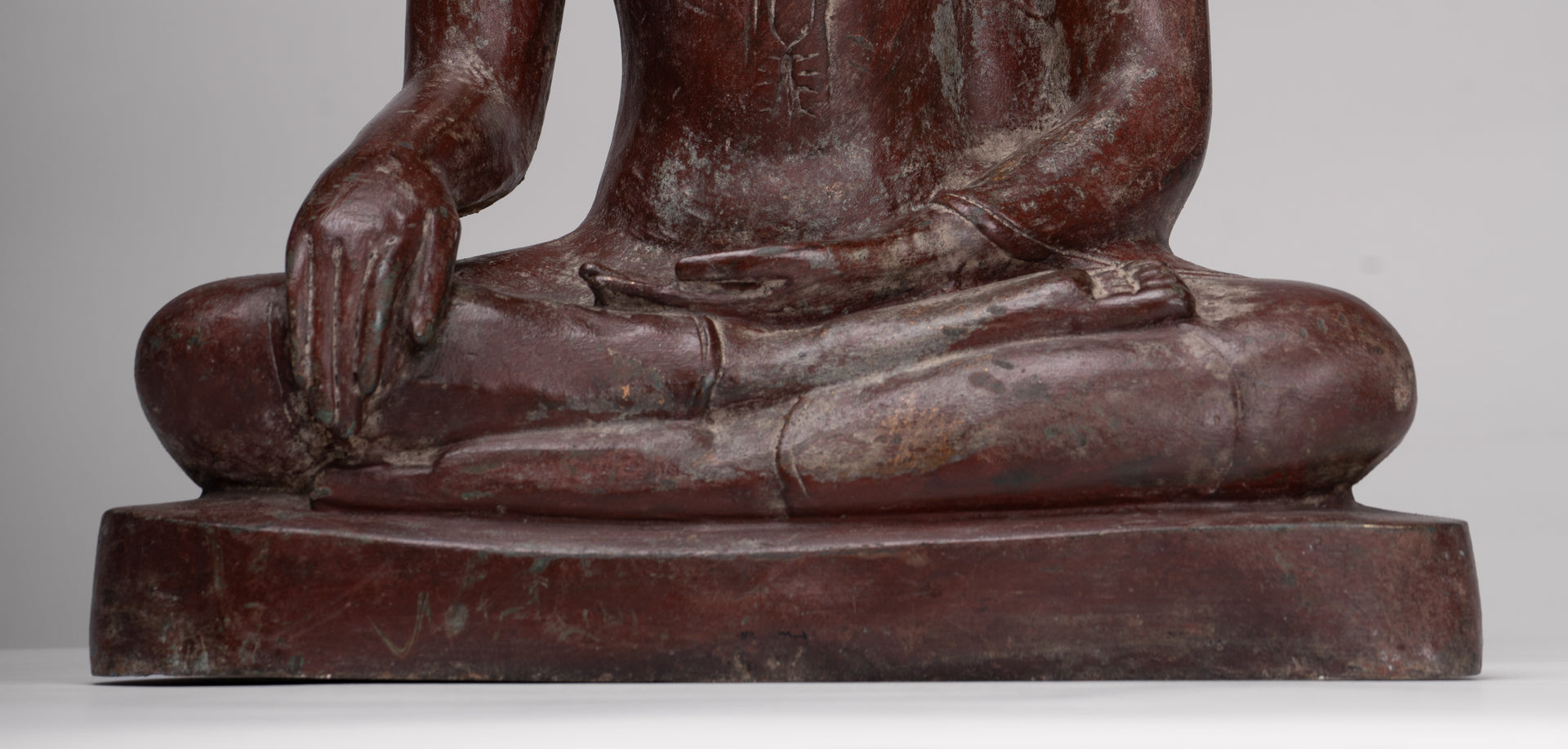 Statue de Bouddha - Antique Sukhothai Style Thai Illumination Bouddha Statue - 42cm / 17 "