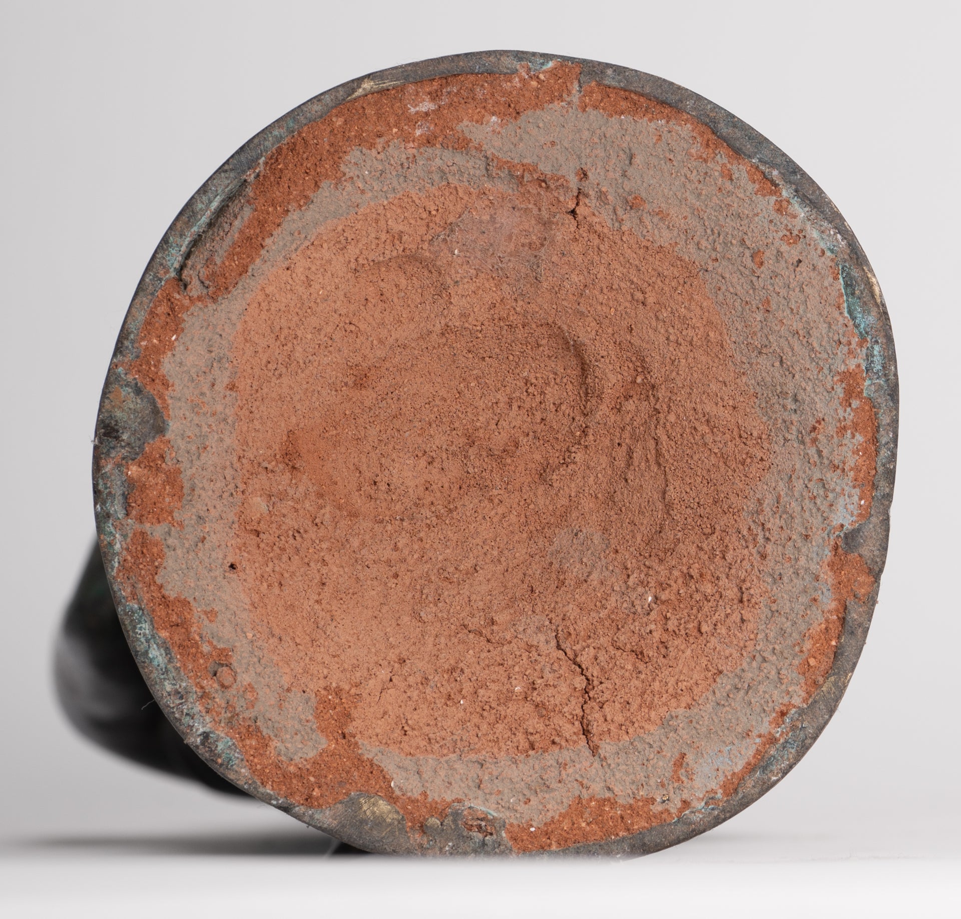 Buddha Statue - Antique Thai Style Bronze Standing Abhaya Protection Buddha Statue - 45cm/18"