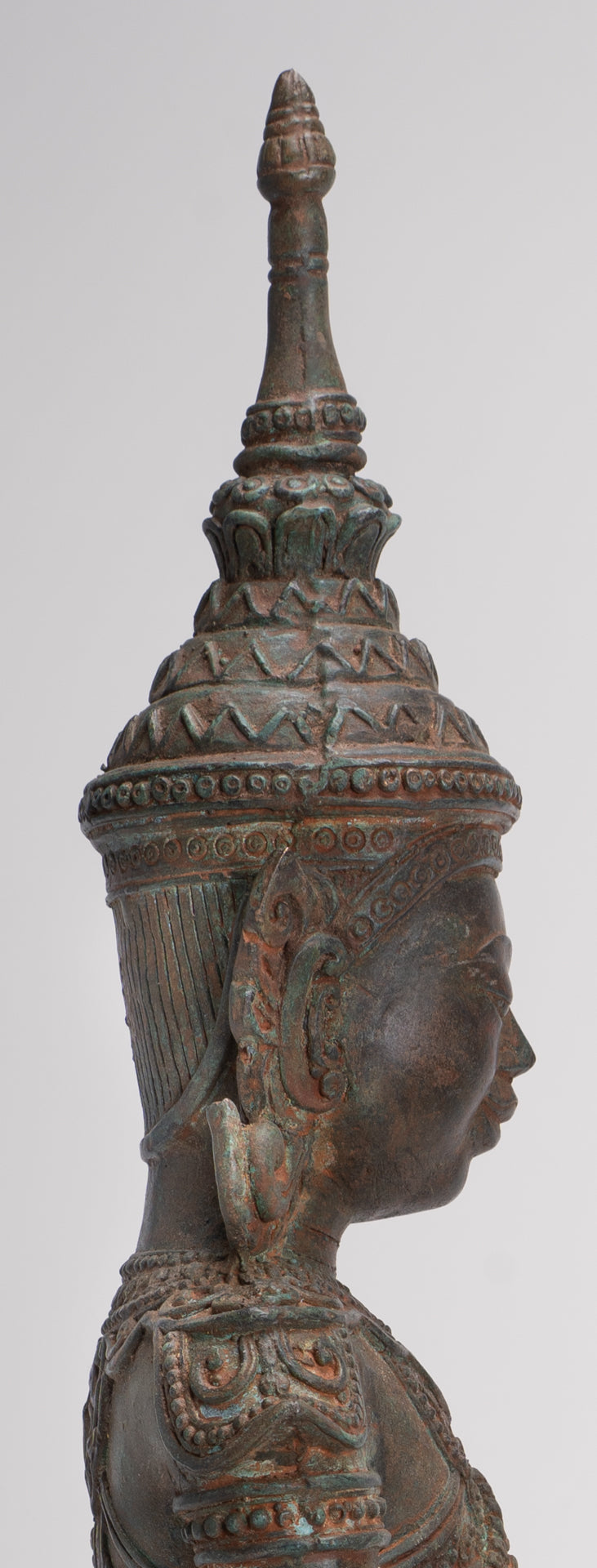 Buddha Statue - Seated Antique Laos Style Meditation Buddha Statue - 61cm/24"