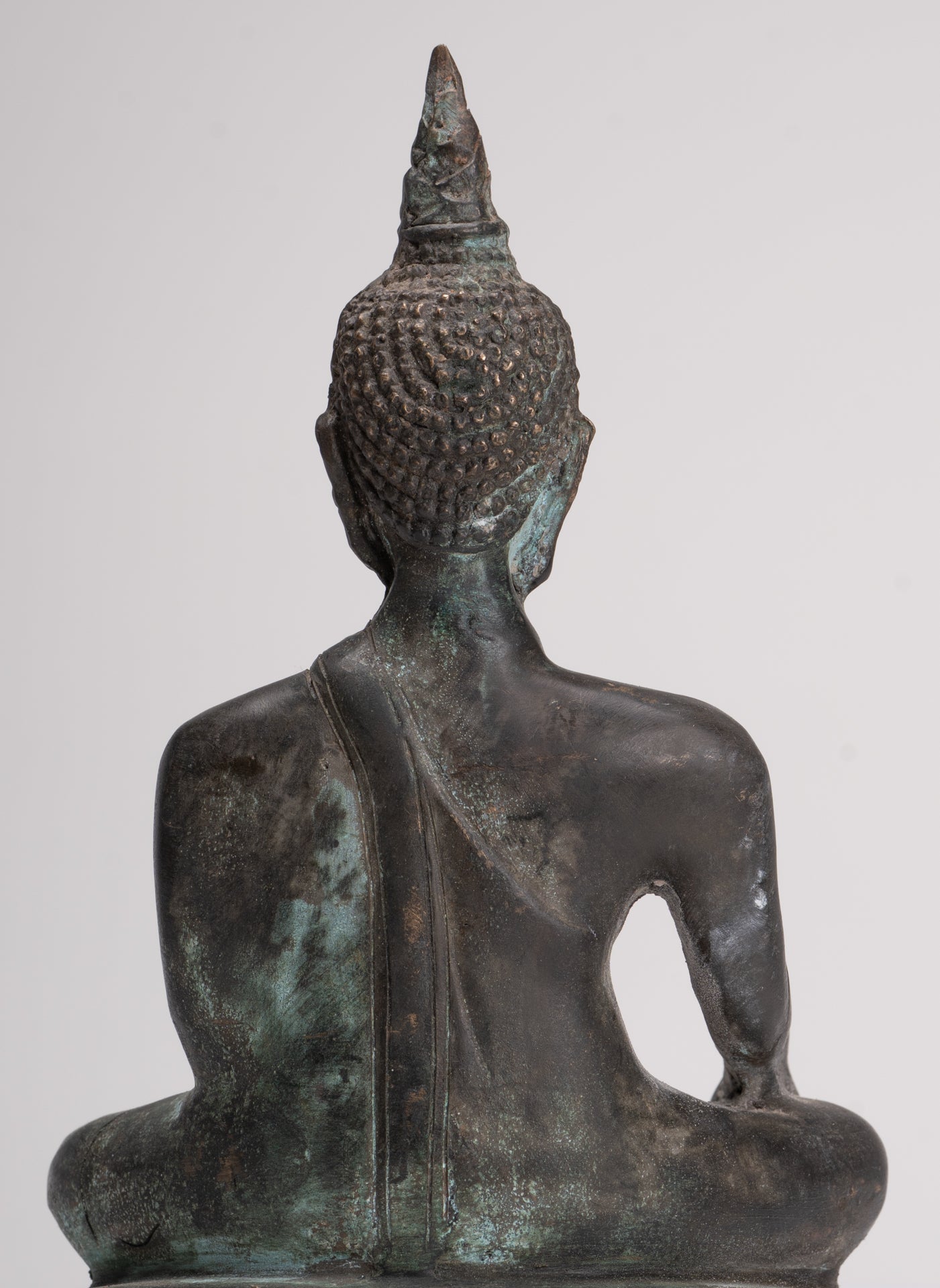 Buddha Statue - Antique Thai Style Luang Pho Phra Sai Buddha Statue - 24cm/10" 