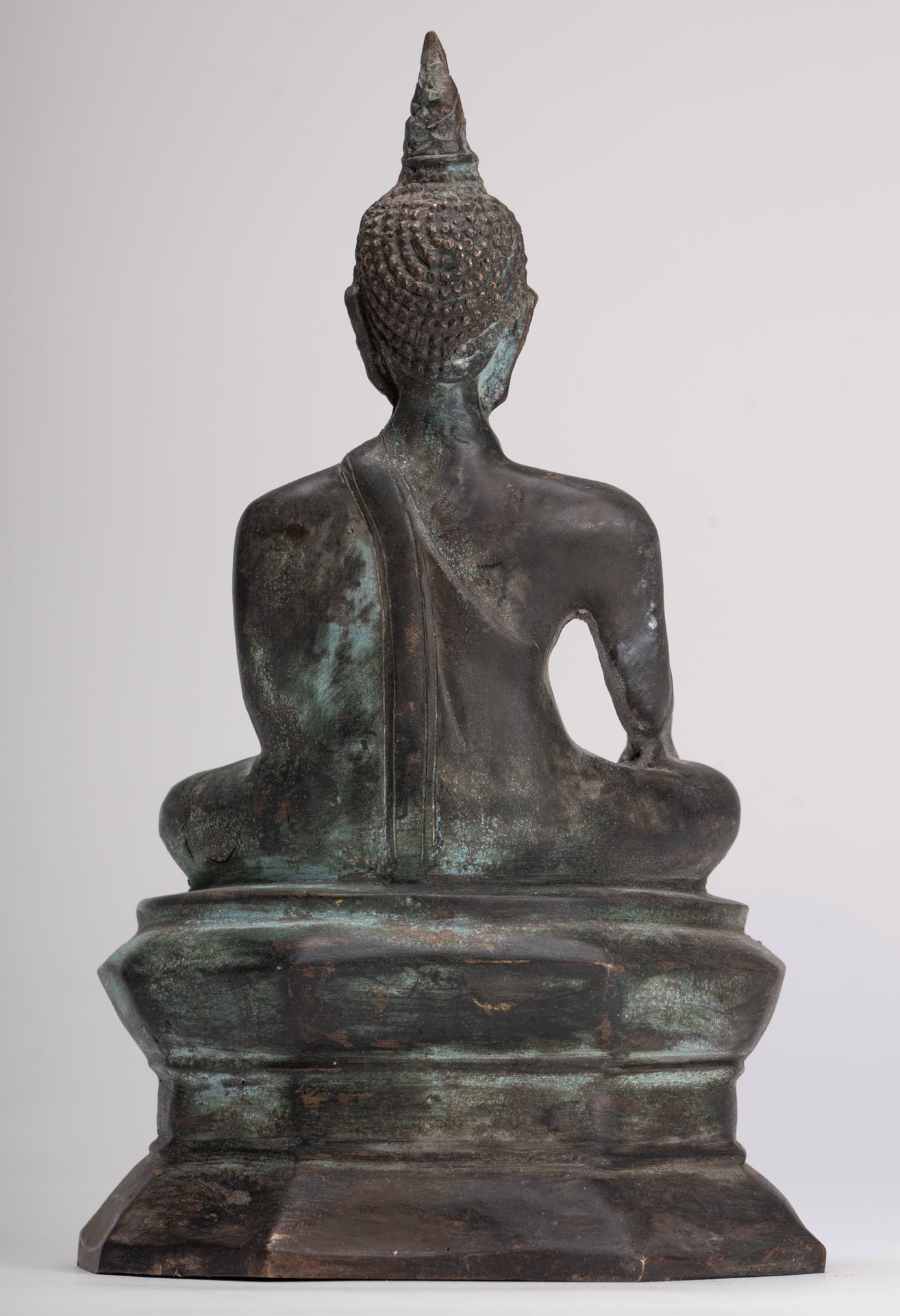 Buddha Statue - Antique Thai Style Luang Pho Phra Sai Buddha Statue - 24cm/10" 