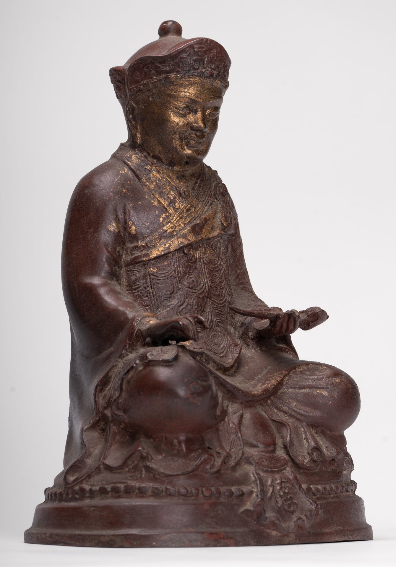 Monk Statue - Antique Chinese Style Tai Hong Gong Chinese Monk Statue - 34cm/14"