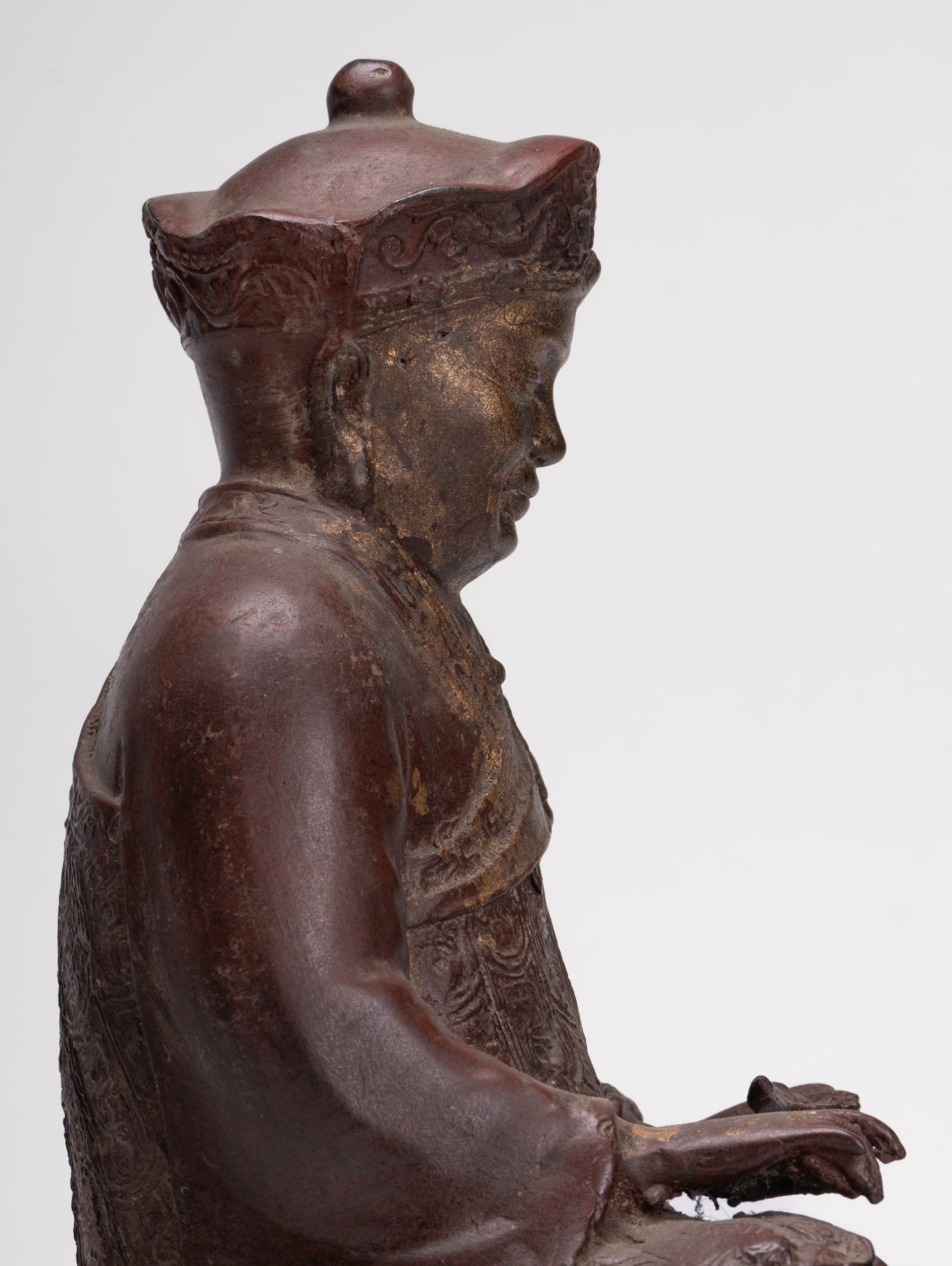 Monk Statue - Antique Chinese Style Tai Hong Gong Chinese Monk Statue - 34cm/14"