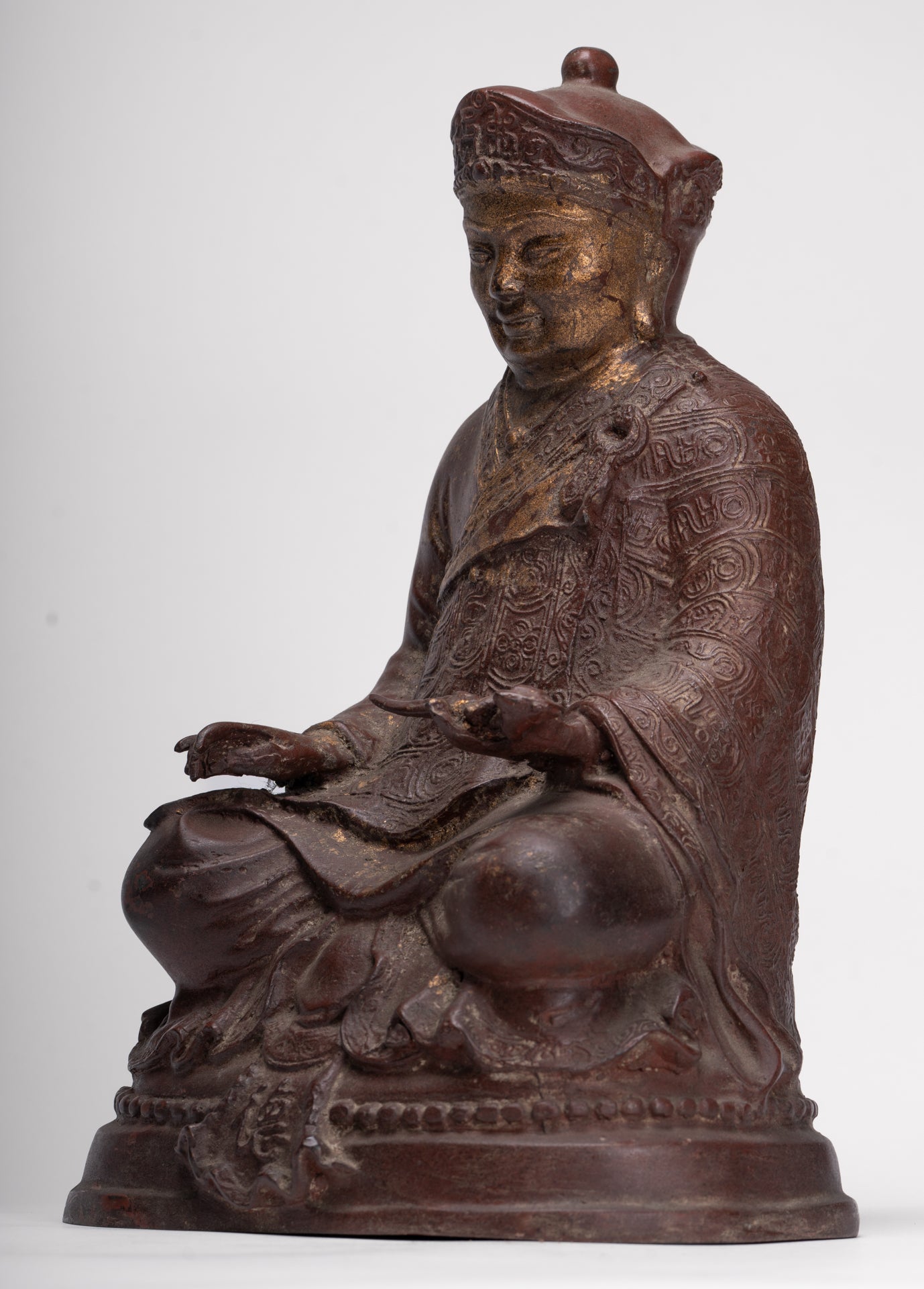 Monk Statue - Antique Chinese Style Tai Hong Gong Chinese Monk Statue - 34cm/14"