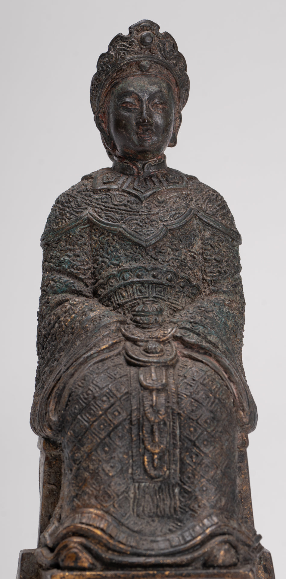 Chinese Heroine - Antique Chinese Style Lim Ko Naio Statue - 23.5cm/9"