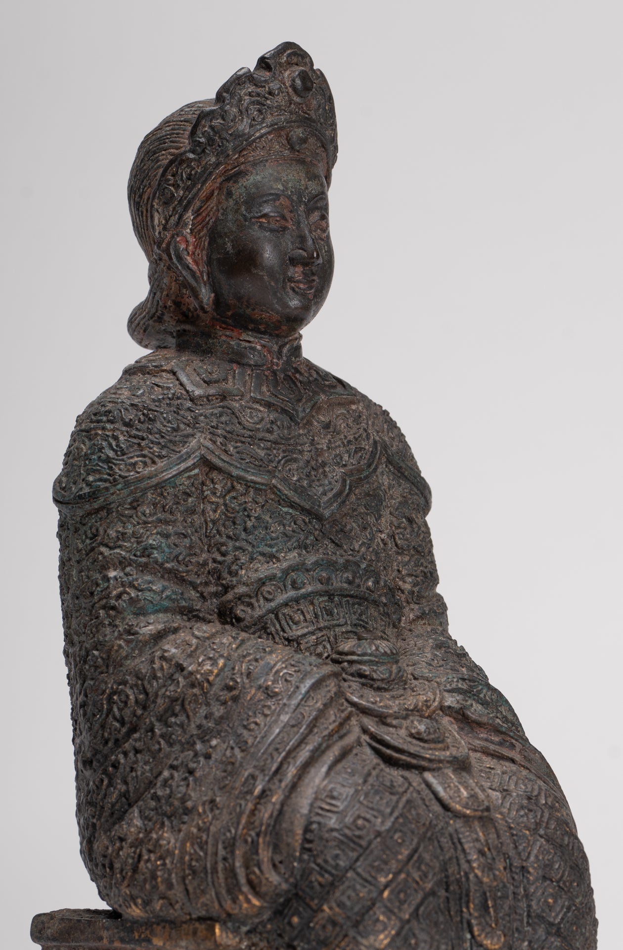 Chinese Heroine - Antique Chinese Style Lim Ko Naio Statue - 23.5cm/9"