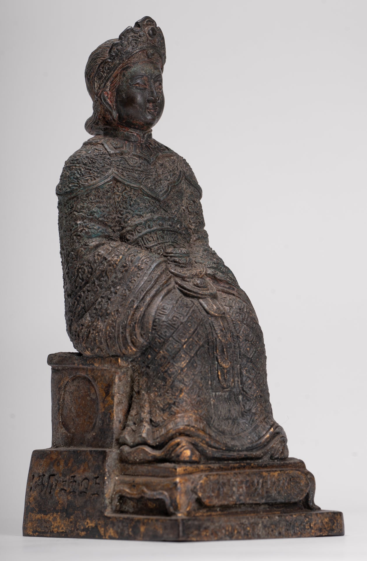 Chinese Heroine - Antique Chinese Style Lim Ko Naio Statue - 23.5cm/9"