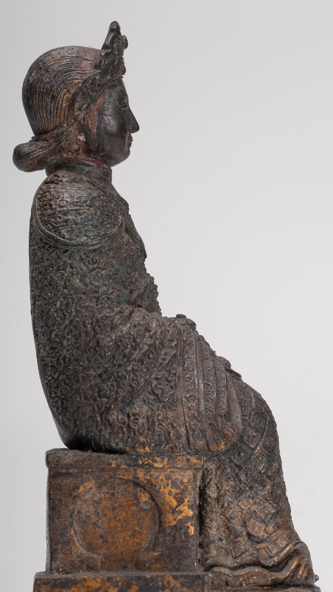 Chinese Heroine - Antique Chinese Style Lim Ko Naio Statue - 23.5cm/9"