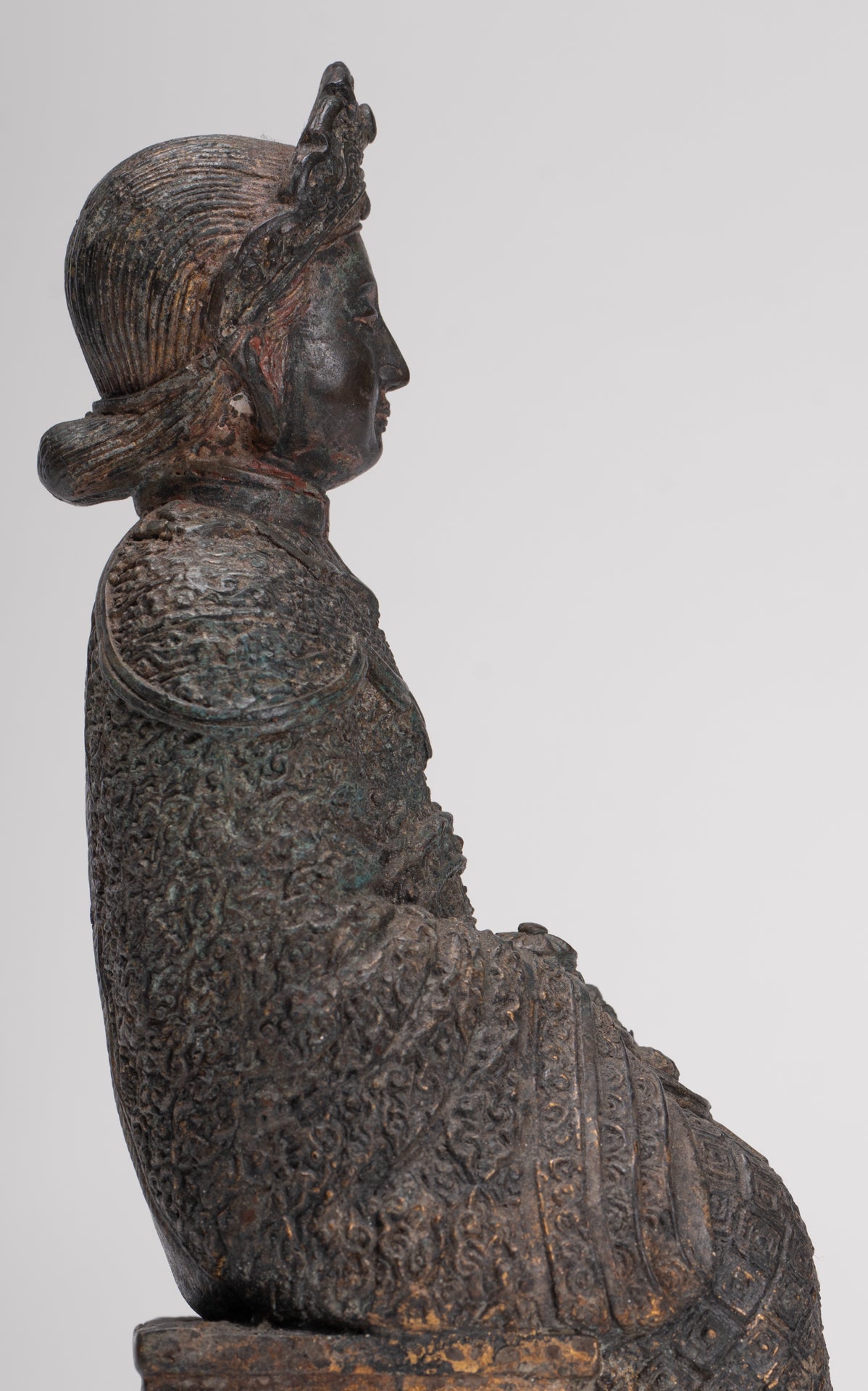 Chinese Heroine - Antique Chinese Style Lim Ko Naio Statue - 23.5cm/9"