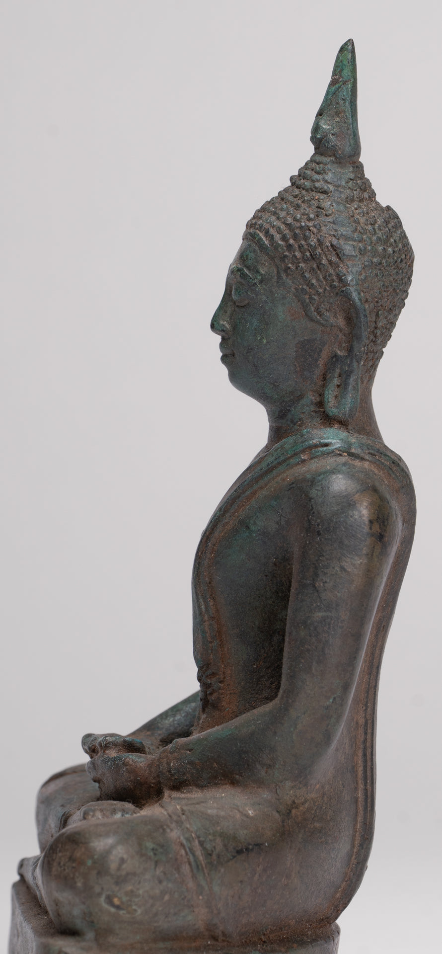 Buddha Statue - Antique Sukhothai Style Thai Meditation Buddha Statue - 15.5cm/6"