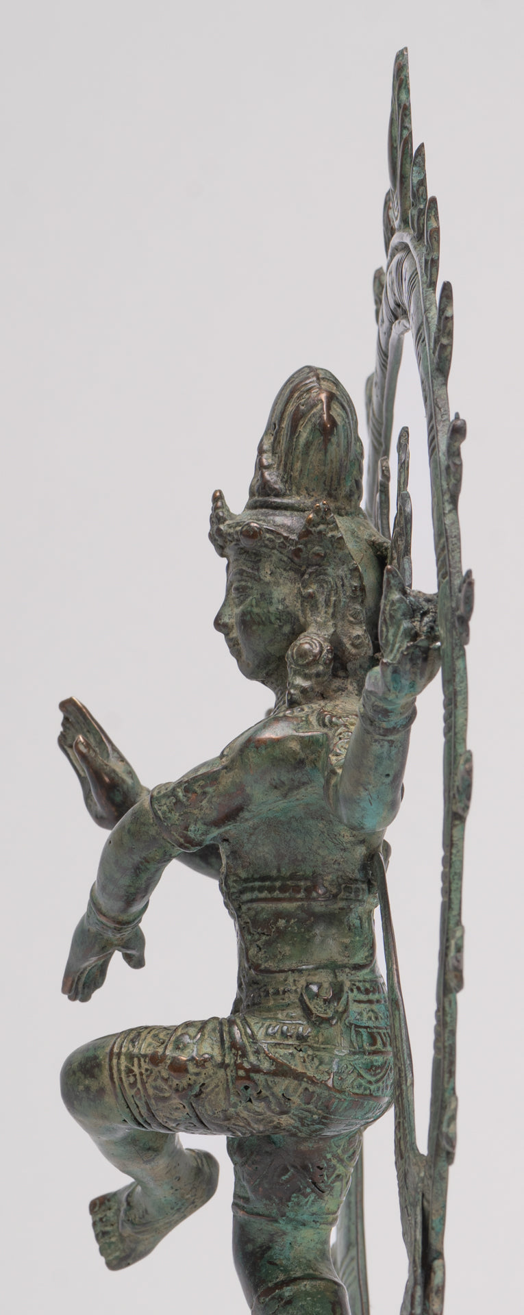 Antique Javanese Style Bronze Dancing Shiva statue as Lord Nataraja - 35cm(14") Tall