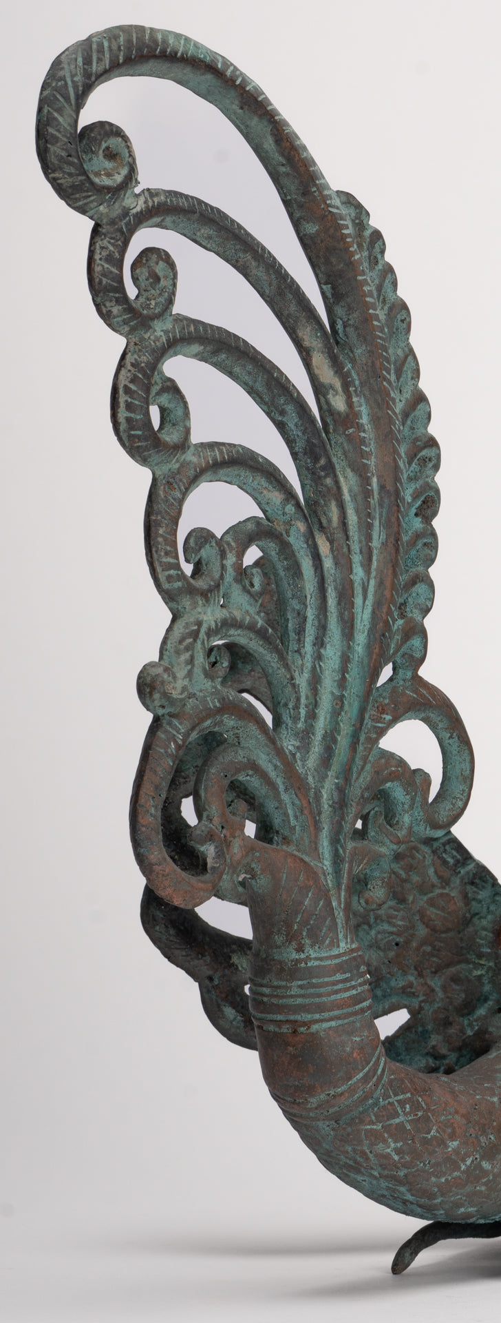 Antique Indonesian Style Bronze Majapahit Garuda Statue - 34cm/14"