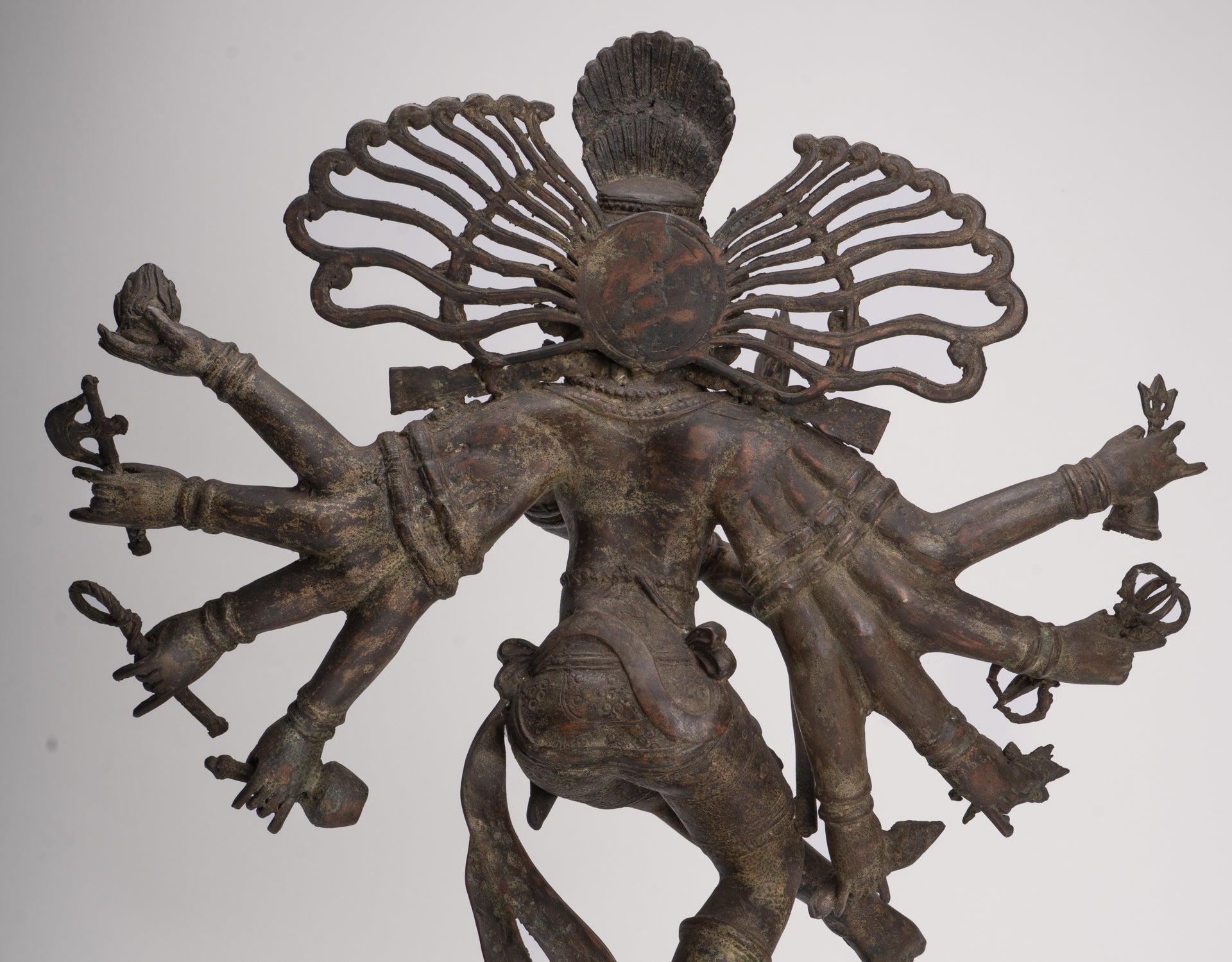 Antique Javanese Style Bronze Dancing Shiva statue as Lord Nataraja - 64cm(26") Tall