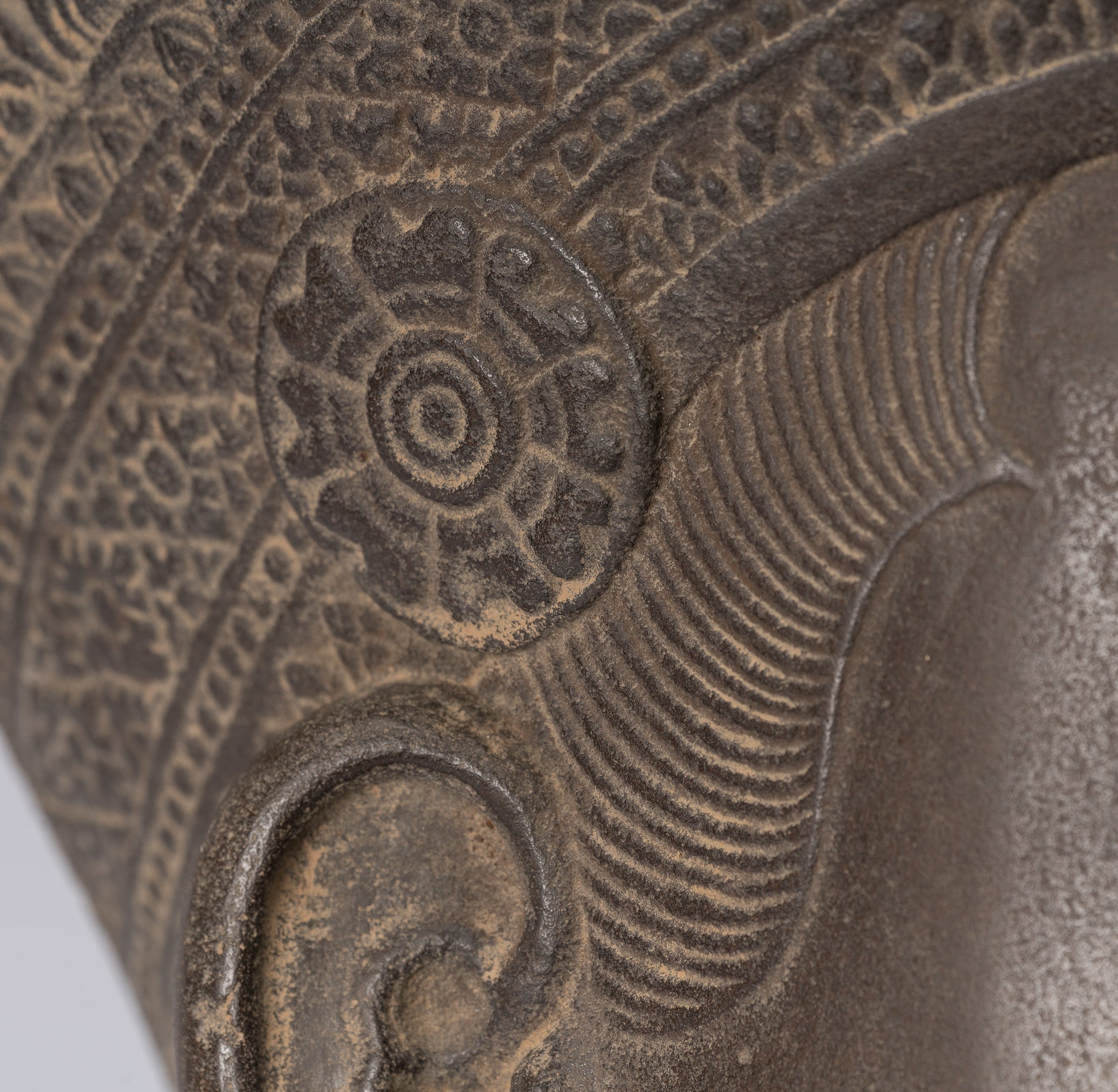 Garuda Statue-Antique Banteay Srei Style Stone Khmer Garuda Vishnu Statue-56cm/22 "