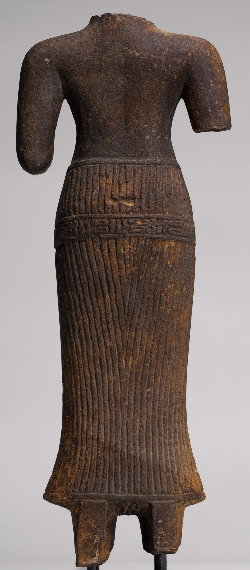 Lakshmi Statue - Antique Baphuon Style Stone Lakshmi / Devi Consort of Vishnu Torso - 57cm/23"