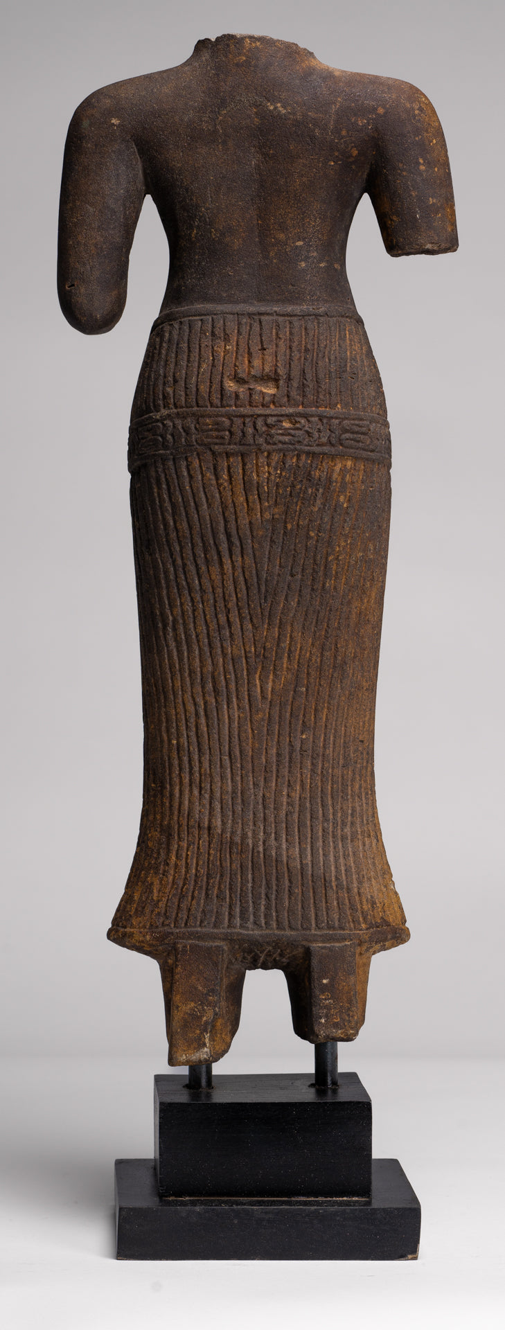 Lakshmi Statue - Antique Baphuon Style Stone Lakshmi / Devi Consort of Vishnu Torso - 57cm/23"