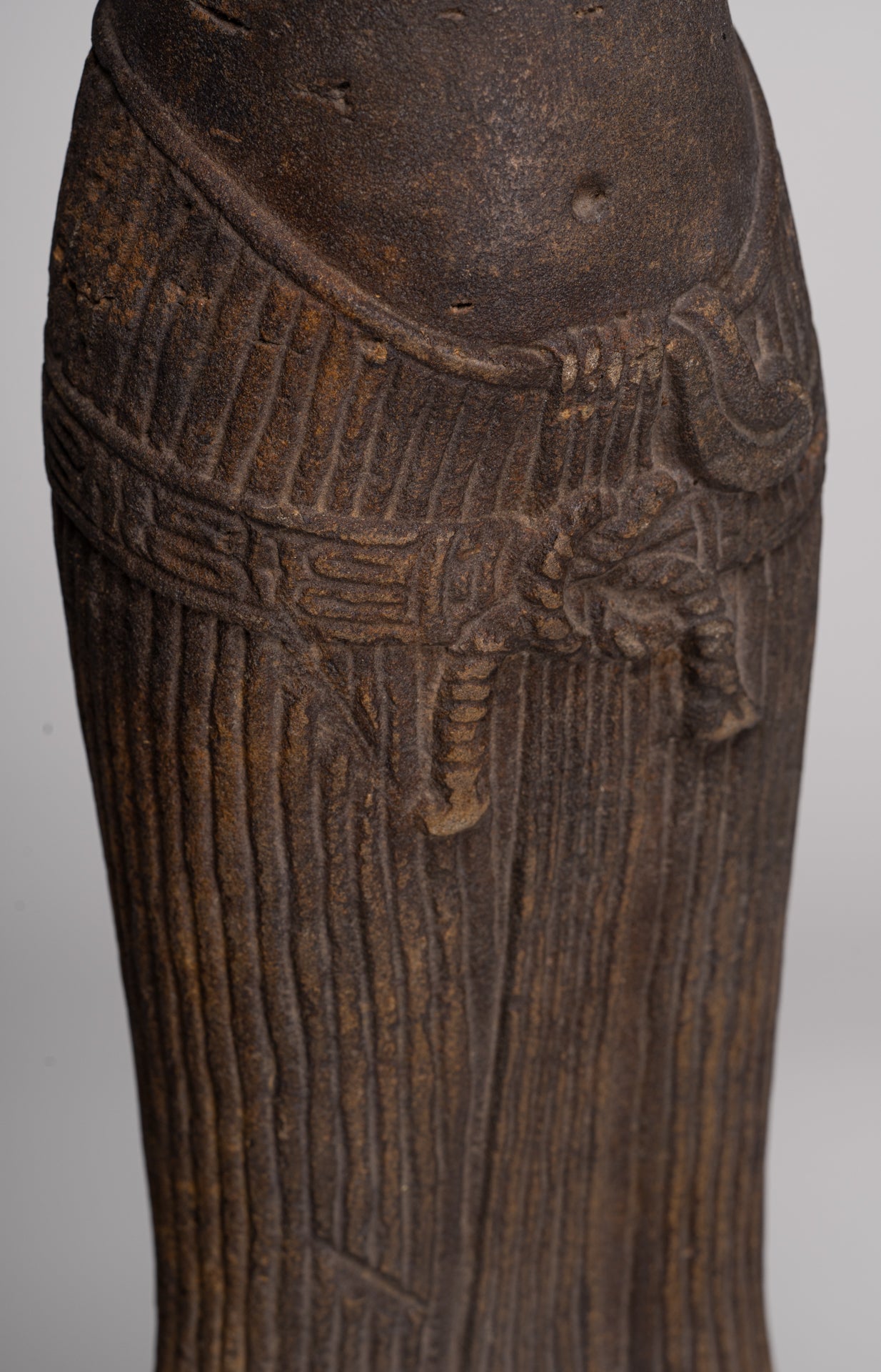 Lakshmi Statue - Antique Baphuon Style Stone Lakshmi / Devi Consort of Vishnu Torso - 57cm/23"