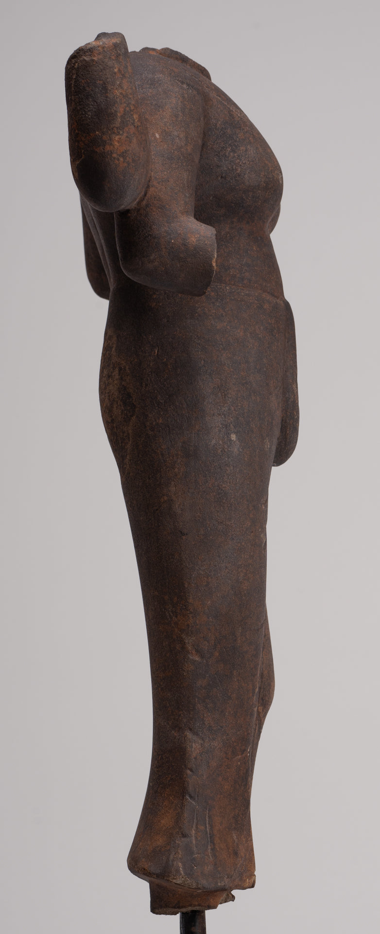 Durga Statue - Antique Khmer Style Phnom Da Durga Mahishasuramardini Statue - 52cm/21"