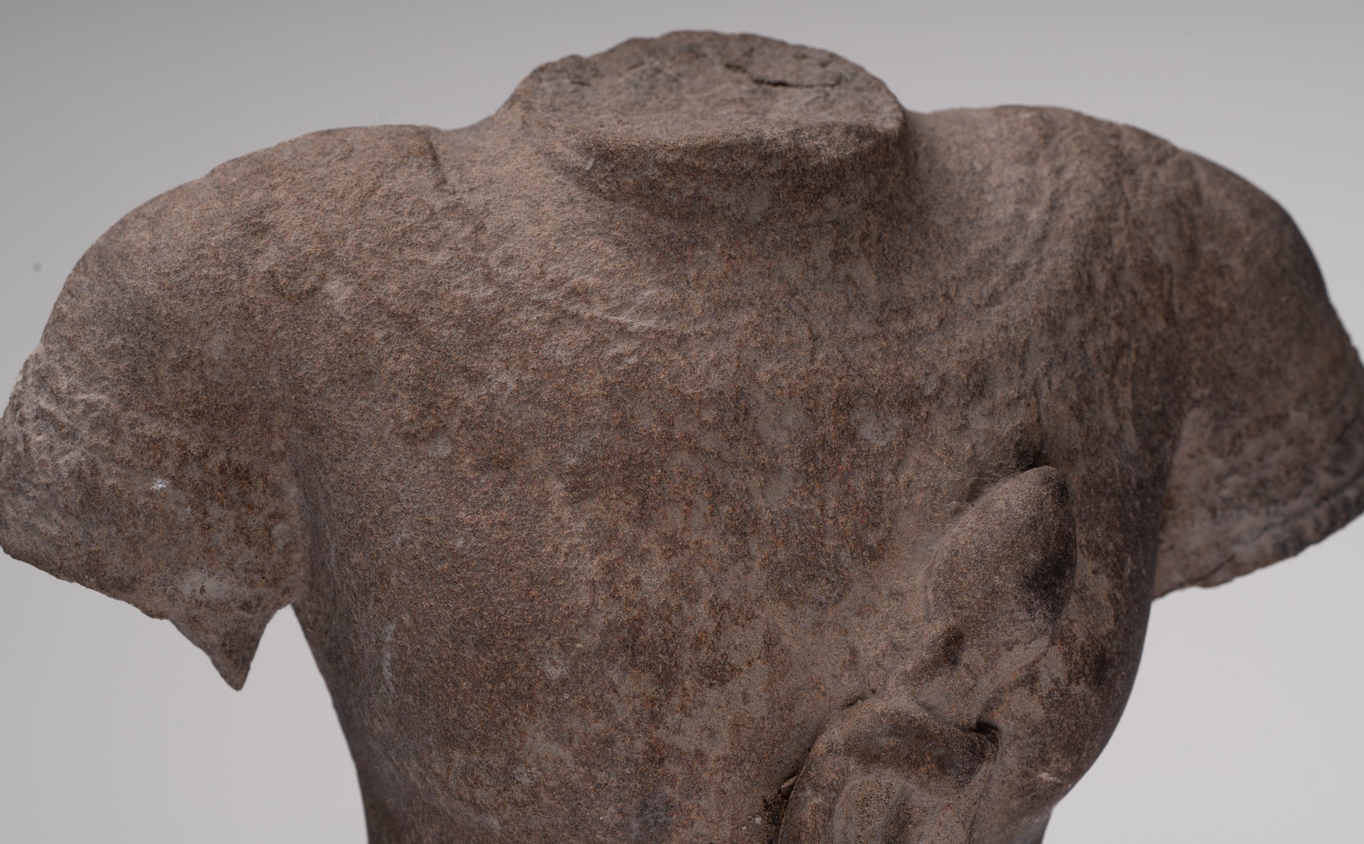 Apsara Statue - Antique Khmer Style Stone Angkor Wat Apsara or Angel Statue - 60cm/24"