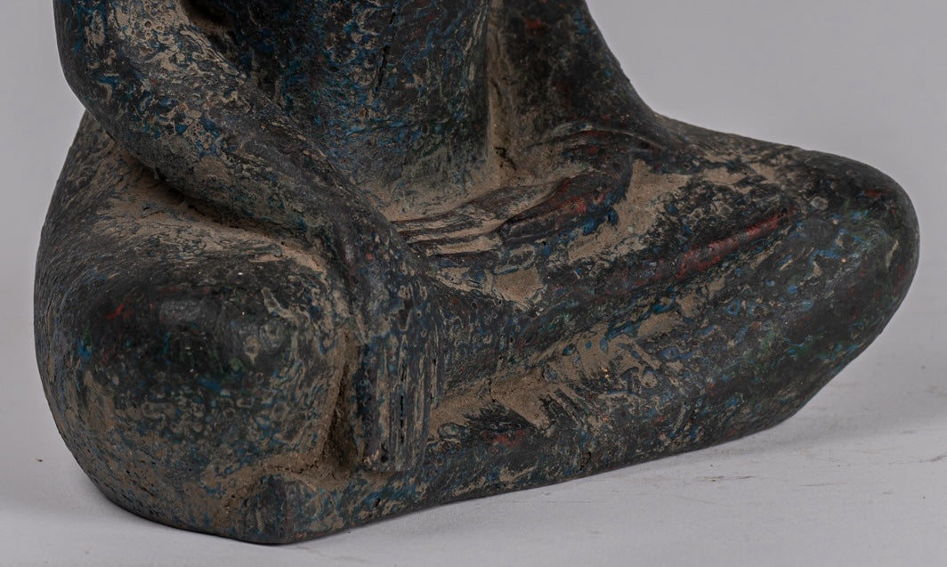 Estatua de Buda - Estatua de Buda de la Madera de Madera Asia ASIA ASIA ASIA ASIA - 21cm/8 "