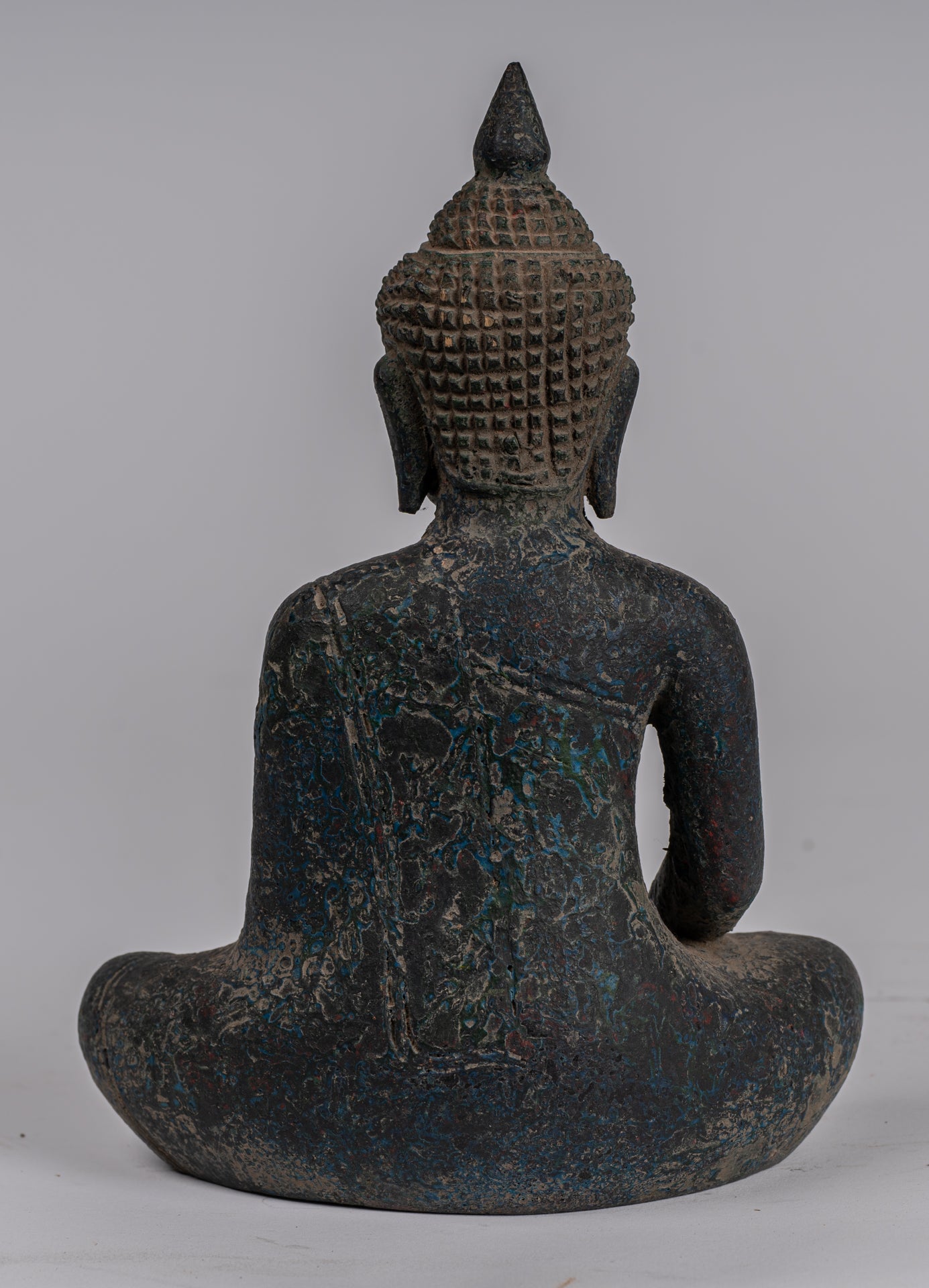 Estatua de Buda - Estatua de Buda de la Madera de Madera Asia ASIA ASIA ASIA ASIA - 21cm/8 "