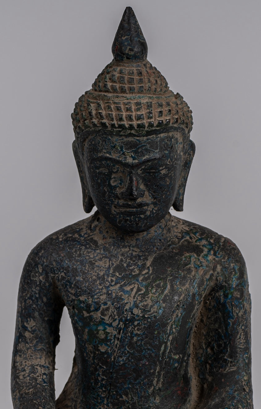 Estatua de Buda - Estatua de Buda de la Madera de Madera Asia ASIA ASIA ASIA ASIA - 21cm/8 "