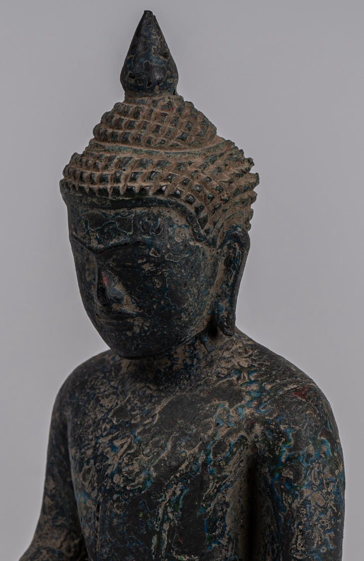 Estatua de Buda - Estatua de Buda de la Madera de Madera Asia ASIA ASIA ASIA ASIA - 21cm/8 "