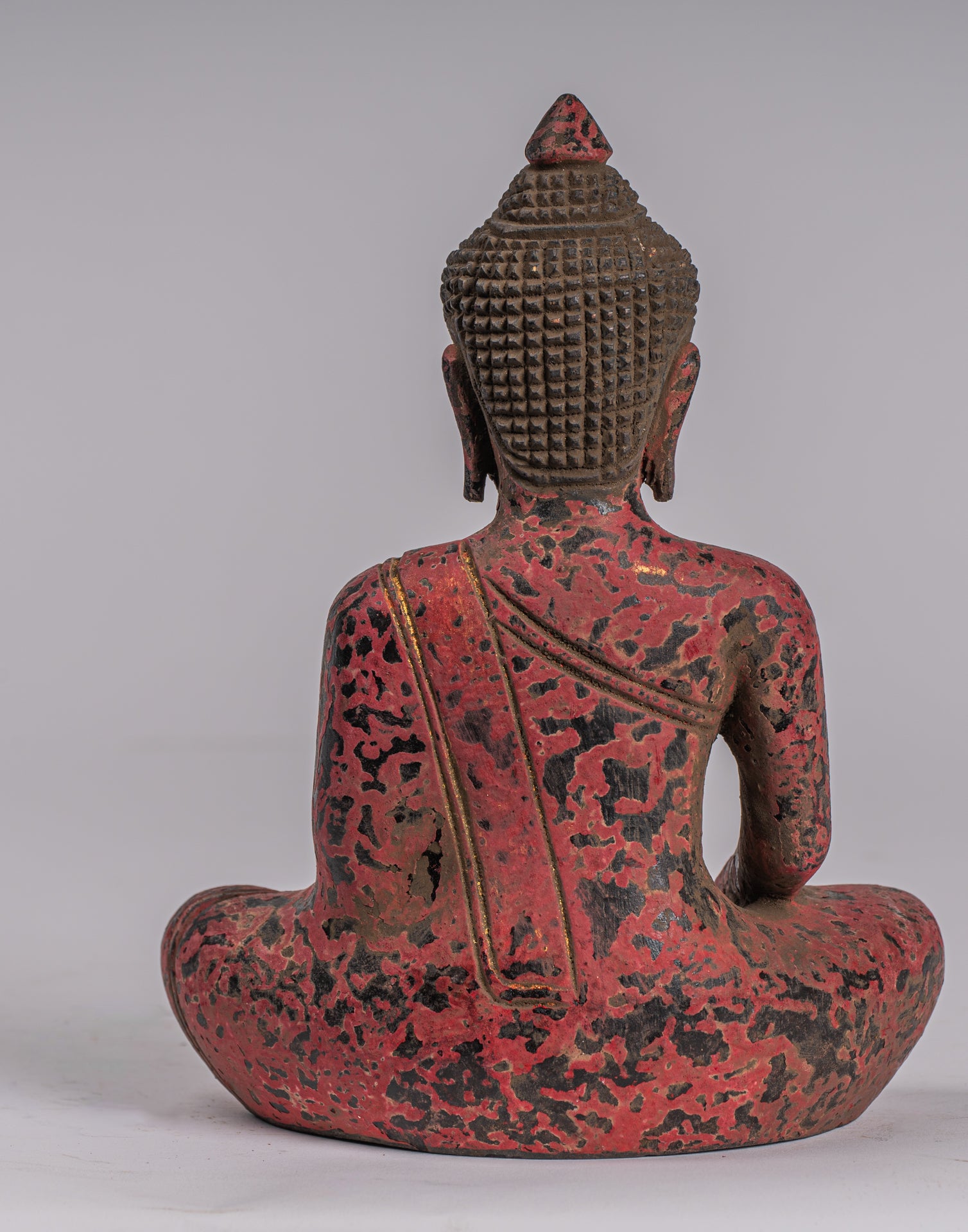 Estatua de Buda - Estatua de Buda de la Madera de Madera Asia ASIA ASIA ASIA ASIA - 21cm/8 "