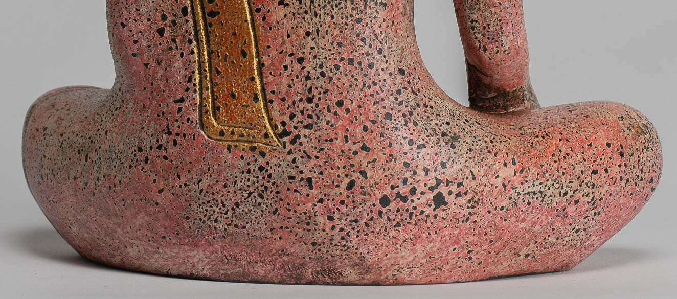 Estatua de Buda - Estatua de Buda de Buda de Madera Asia ASIA ASIA ASIA ASIA - 27 cm/11 "