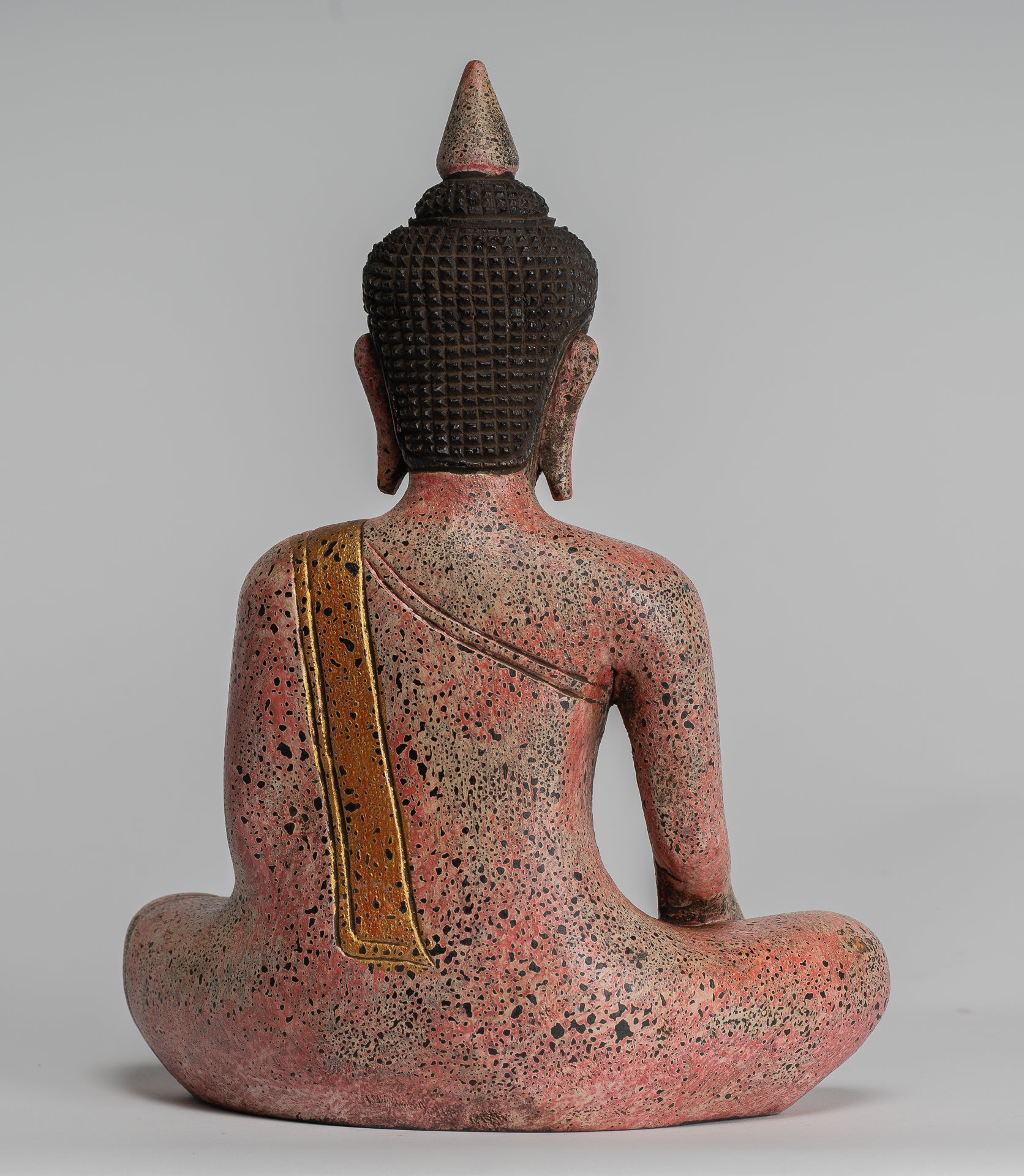 Estatua de Buda - Estatua de Buda de Buda de Madera Asia ASIA ASIA ASIA ASIA - 27 cm/11 "