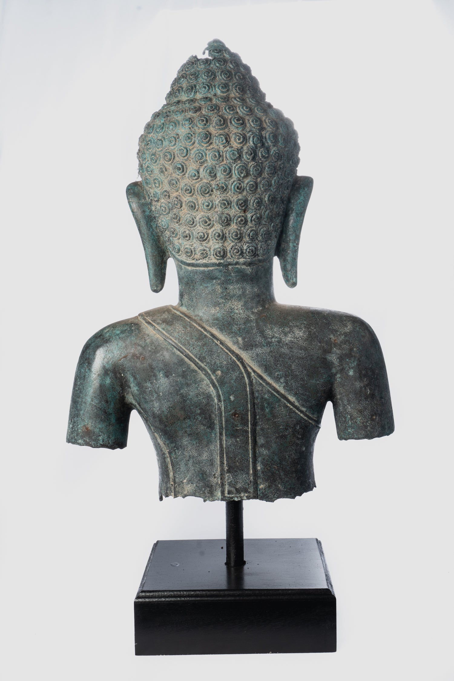 Buddha-Statue – Antik-Thai-Stil, Südostasien, Gautama-Buddha-Torso-Statue – 67 cm/27 Zoll