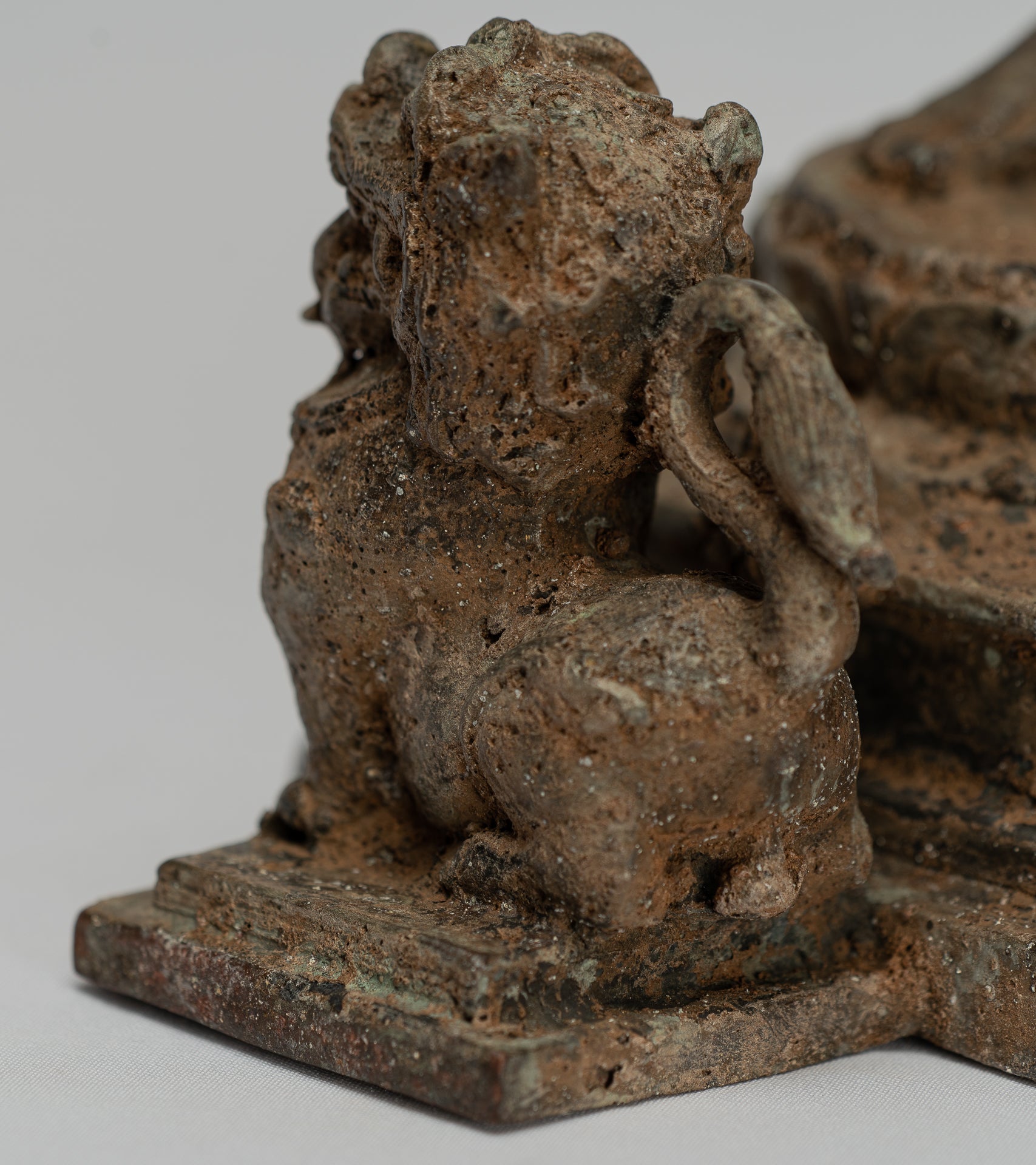 Statua Brahma - Antique stile indonesiano Majapahit in piedi Bronzo Brahma Statua - 29 cm/12 "