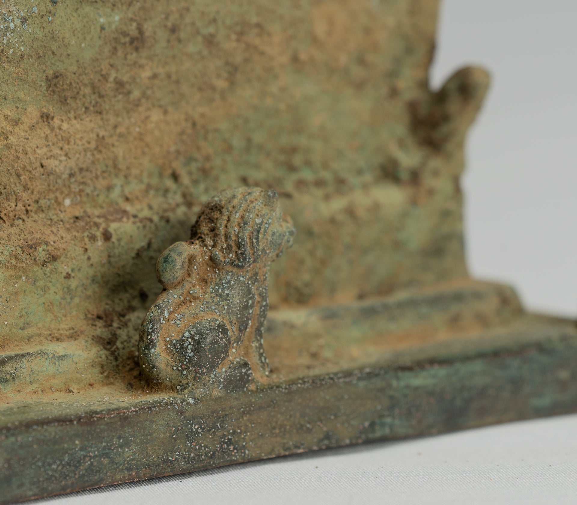 Statua di Buddha - Antique stile indonesiano in piedi bronzo giavanese insegnamento Buddha - 36 cm/14 "