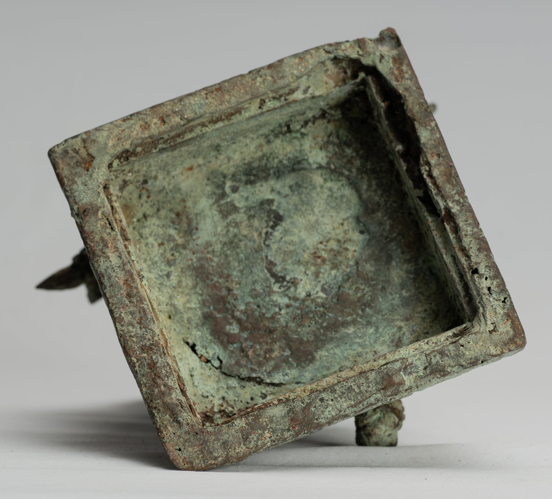 Estatua de Ganesha - Estatua de Ganesha de bronce de estilo javanés antiguo - 25 cm/10 "