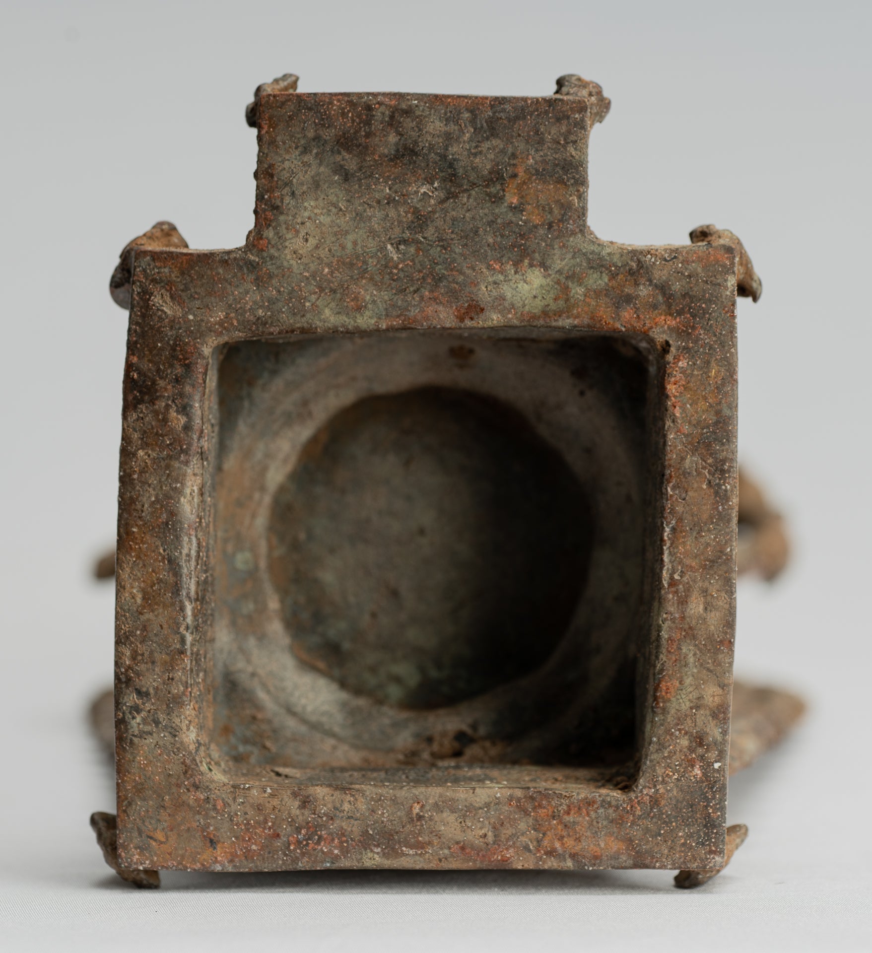 Brahma Statue - Antique Indonesian Style Majapahit Standing Bronze Brahma Statue - 31cm/12"