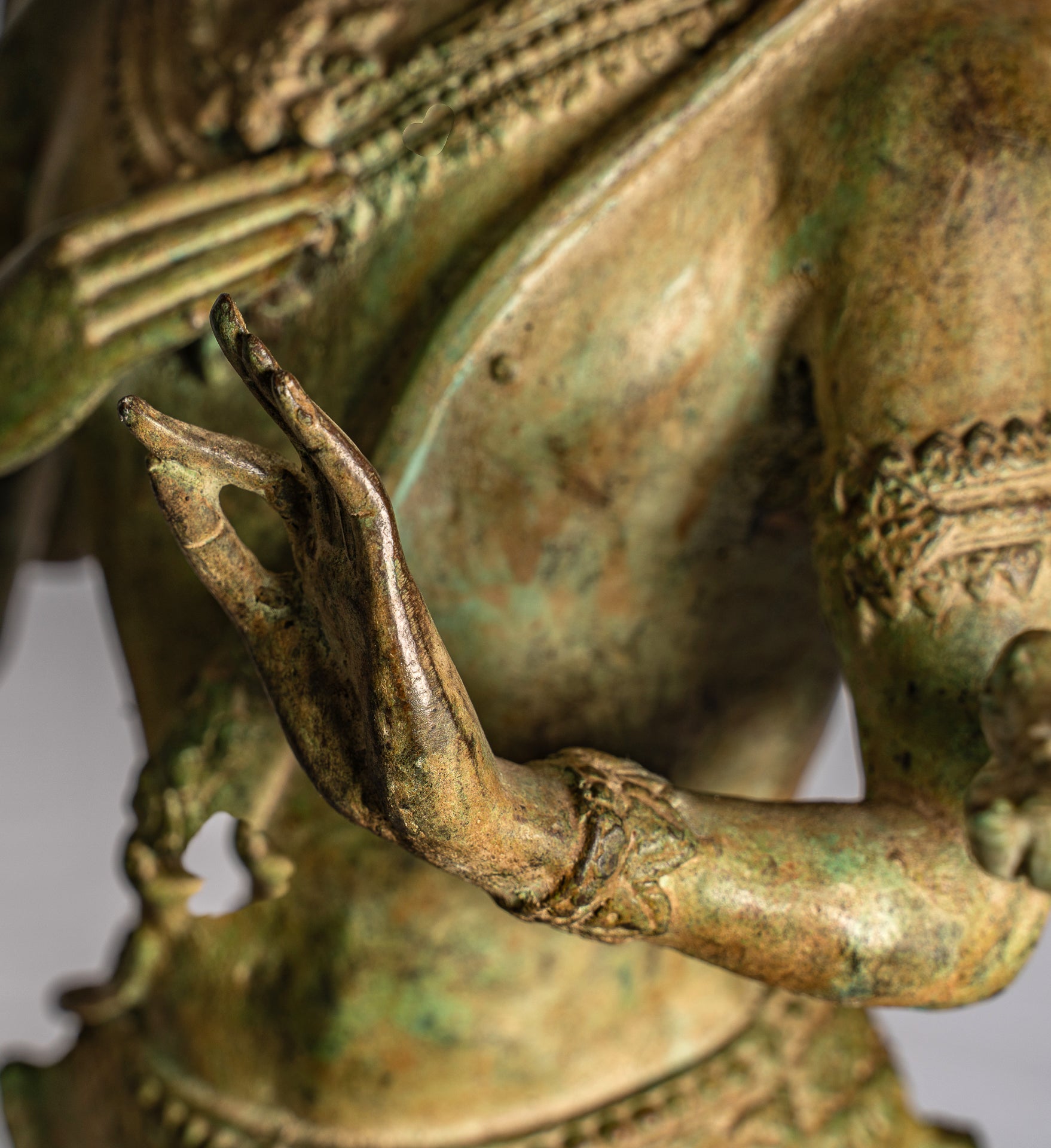 Statua Brahma - Antique Thai Style Standing Bronze Brahma Statue - 76cm/30 "