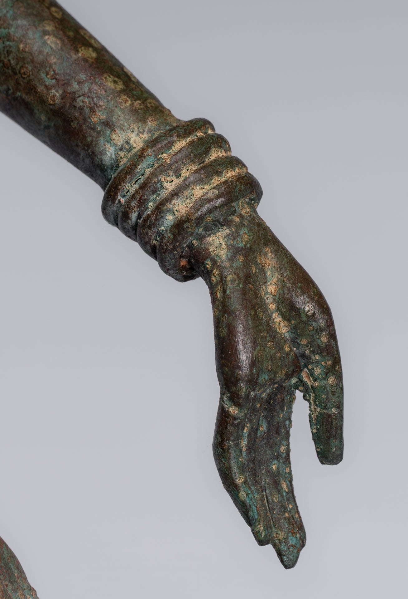 Trimurti Statue-Antique Thai Style Trimurti Shiva Brahma Vishnu Statue-84cm/34 "