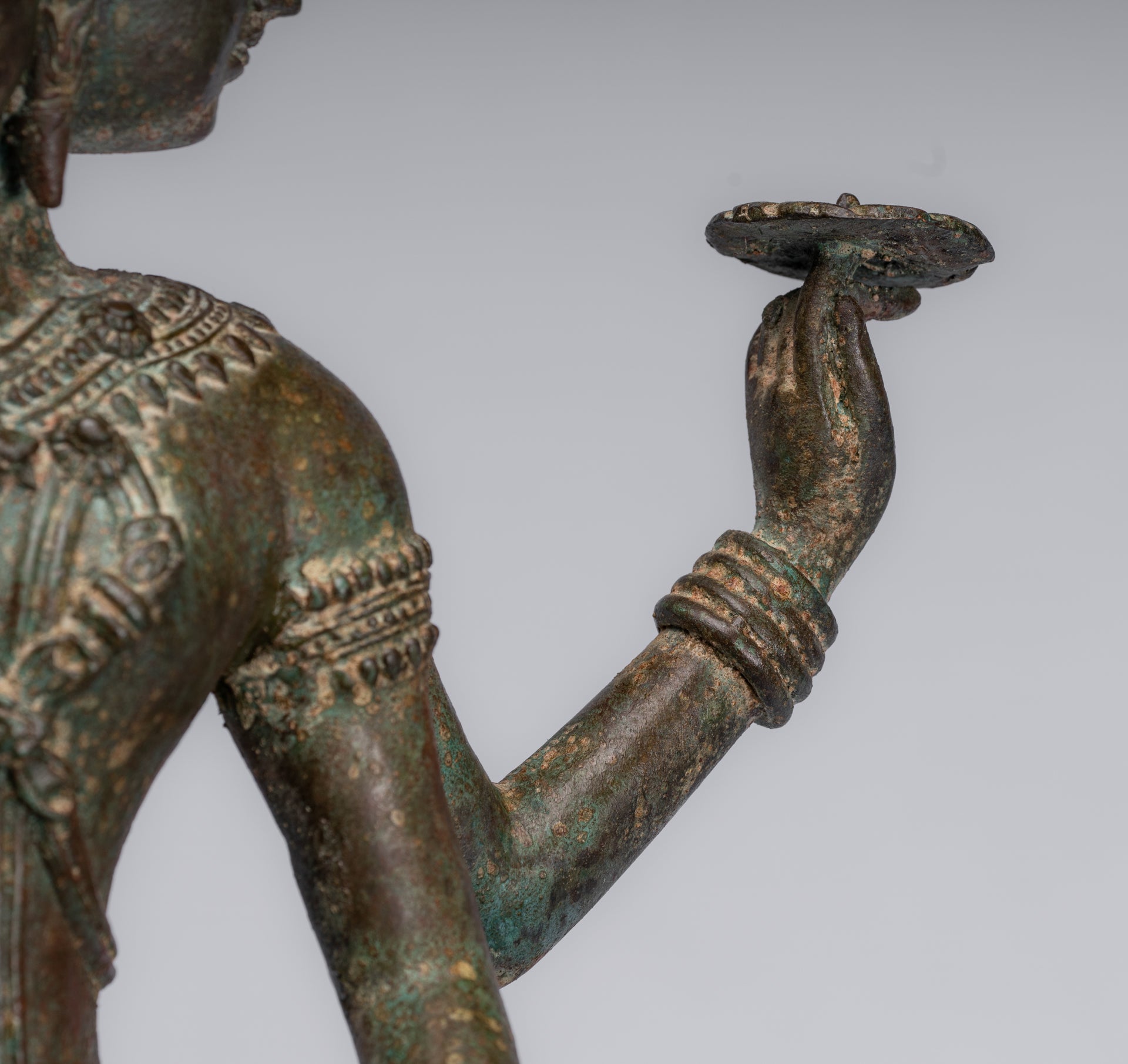 Trimurti Statue-Antique Thai Style Trimurti Shiva Brahma Vishnu Statue-84cm/34 "