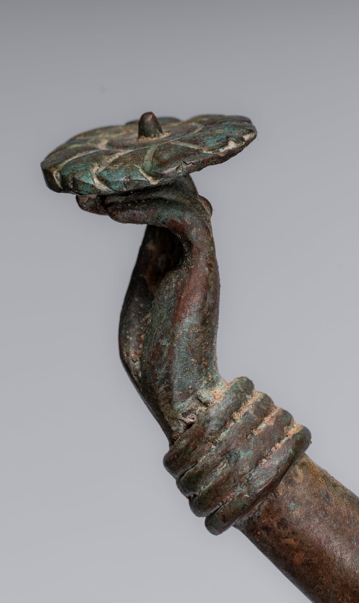 Trimurti Statue-Antique Thai Style Trimurti Shiva Brahma Vishnu Statue-84cm/34 "