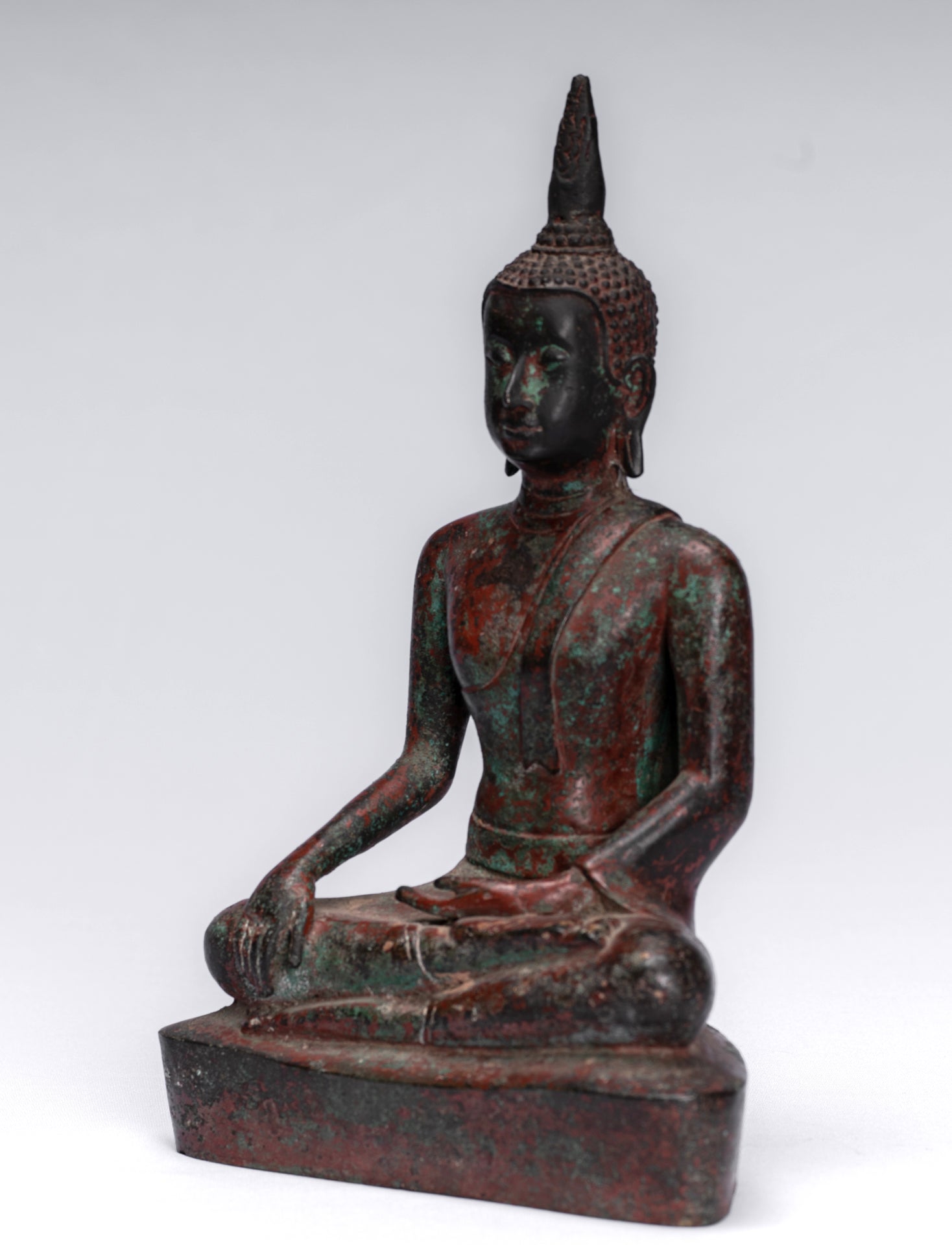Statue Buddha - Antique Sukhothai Style Thai Enlightenment Statue Buddha - 24 cm/10 "