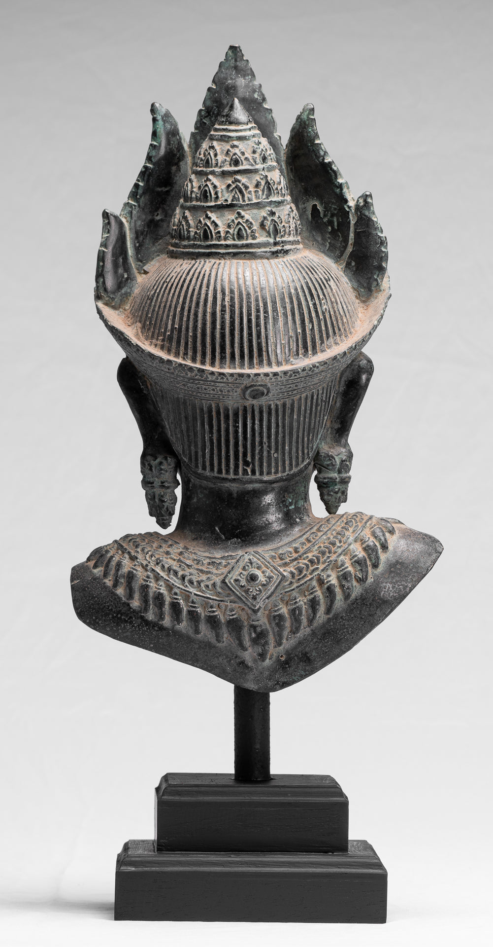 Statue Apsara - Bronzo antico Khmer Bronzo Angkor Wat Apsara BURSE O ENGAN STATUE - 50 cm/20 "