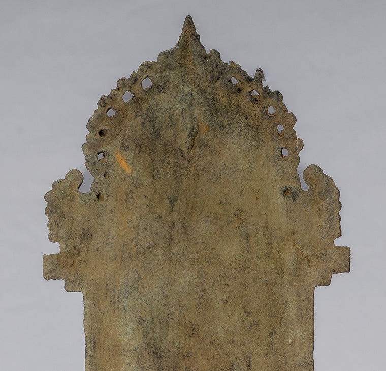 Lokeshvara – Statue de Lokeshvara debout en bronze de style indonésien antique Majapahit – 37 cm/15"