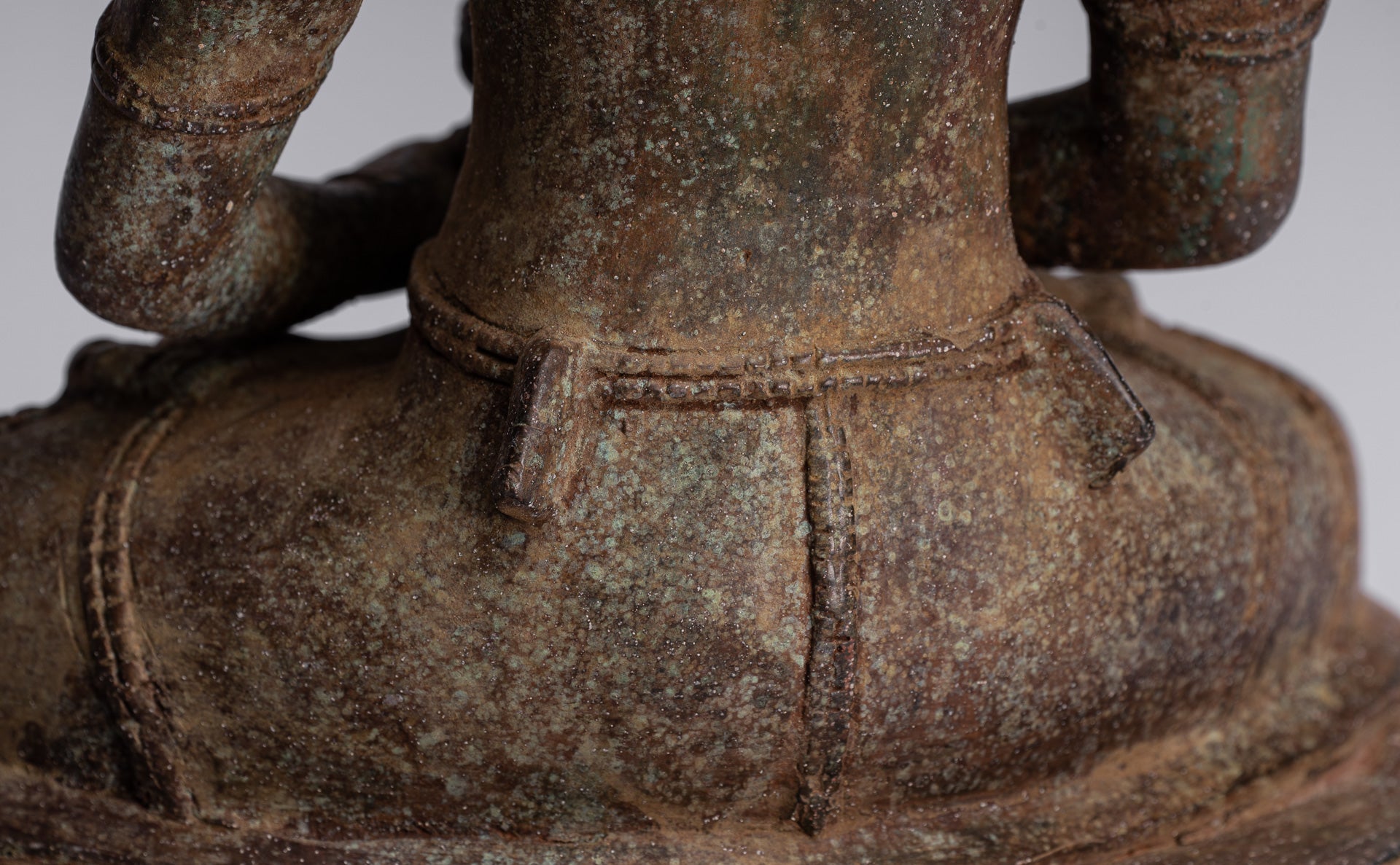 Statue de Bouddha-Antique indonésien Style Bronze Javanais Amitabha Bouddha Statue-43cm/17 "