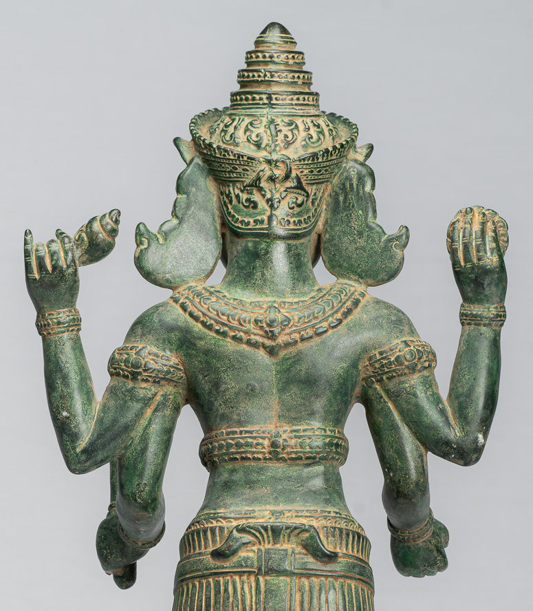 Statua Kalkin - Antique Khmer Style in piedi Hayagriva Kalkin Horse of Vishnu - 56cm/22 "