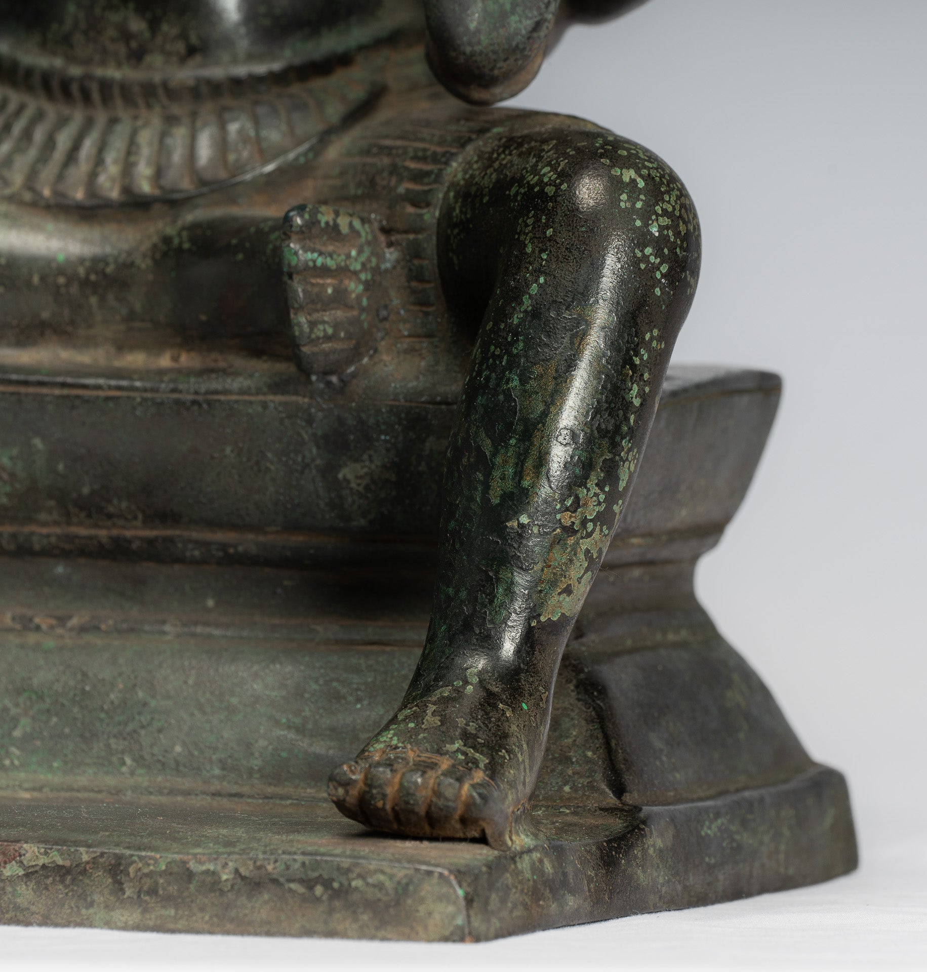 Brahma Statue-Antique Khmer Style Bronze 8 Arm Bayon Brahma-Hindu God Creation-35cm/14 "