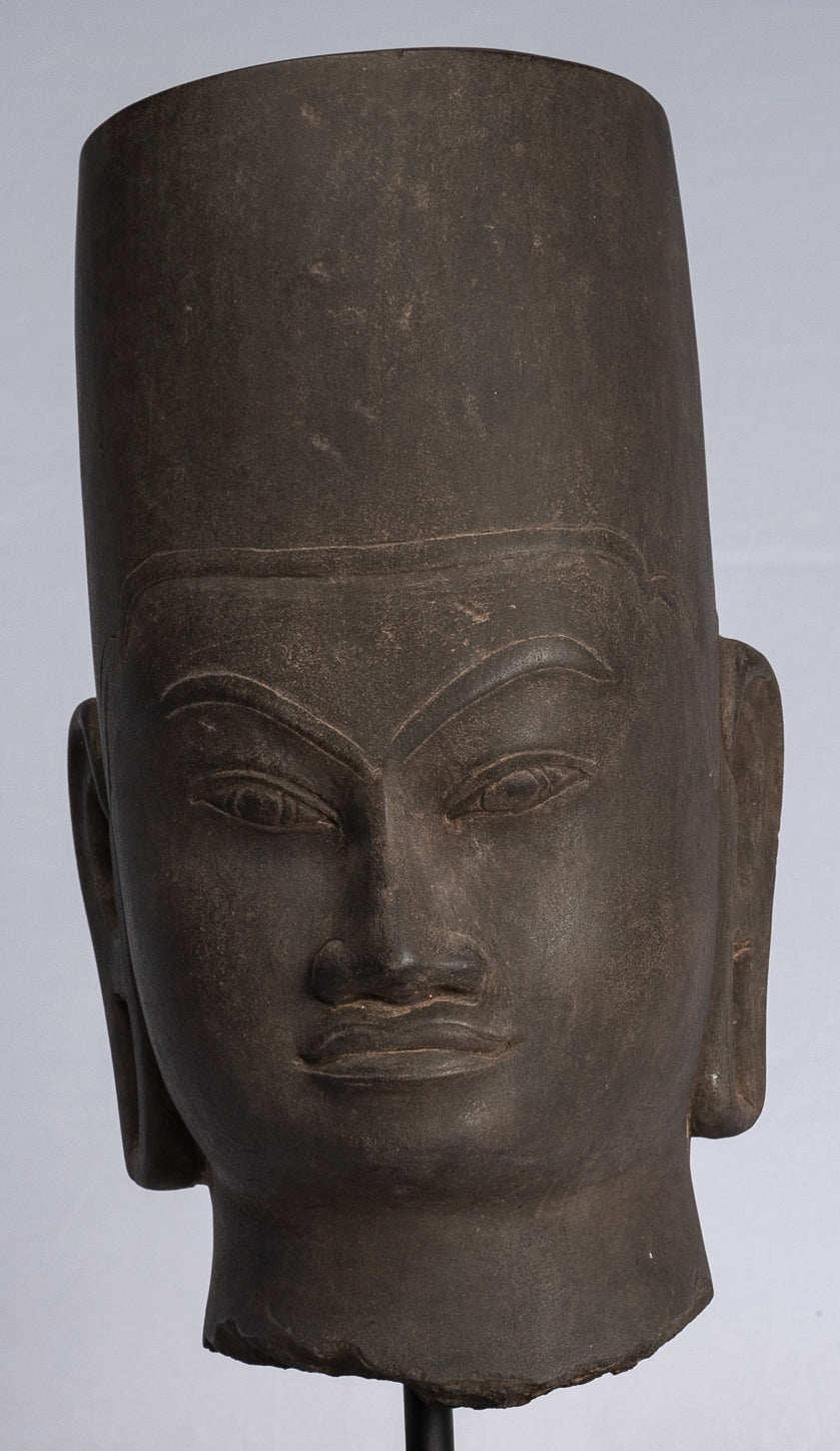 Vishnu Statue-Antique Phnom Da Style Hari Hari oder Vishnu Head-39cm/16 "